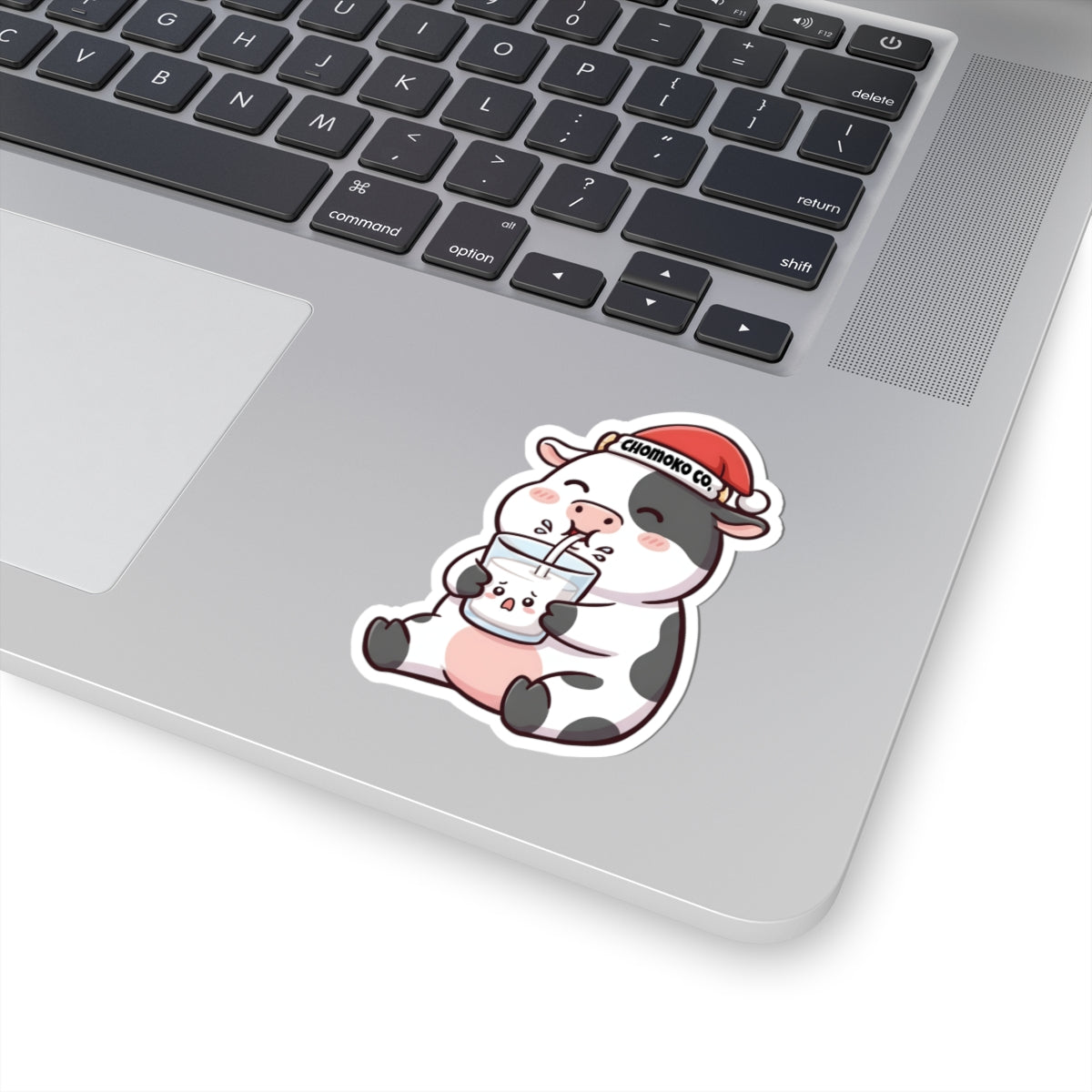 Kolby with Santa hat Kiss-Cut Sticker