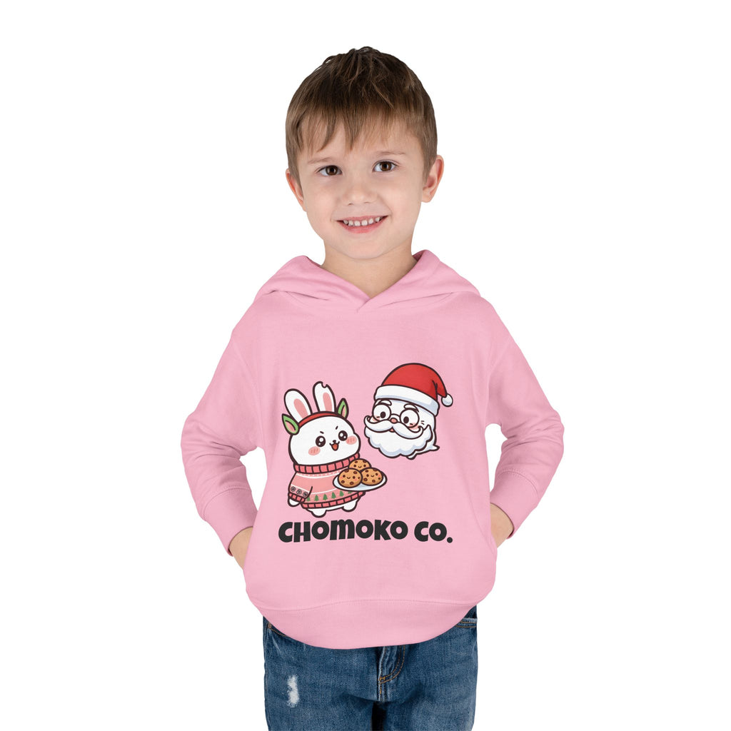 Chomoko and Santa Oji Toddler Pullover Fleece Hoodie