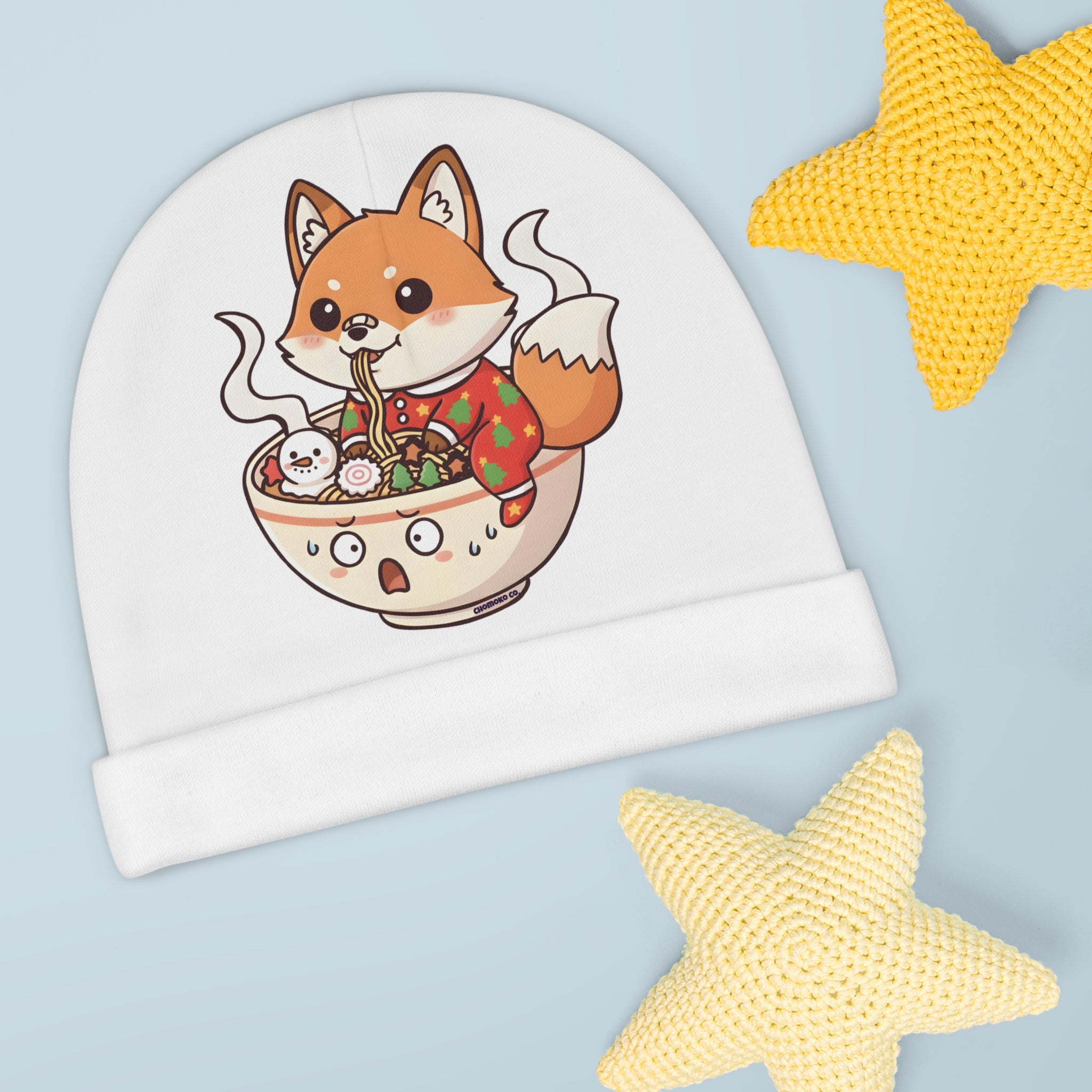 Sumi in Christmas pajamas Baby Beanie