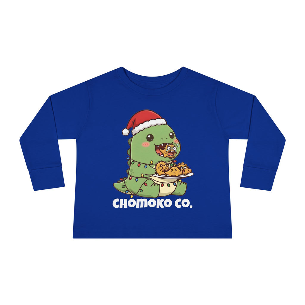 Tatsu with Christmas lights Toddler Long Sleeve Tee