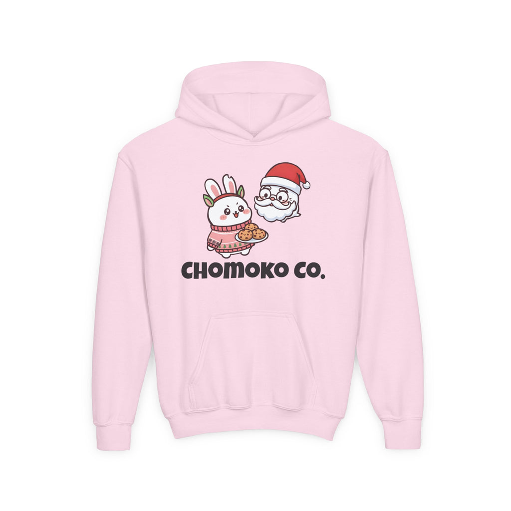 Chomoko and Santa Oji Youth Heavy Blend Hooded Sweatshirt