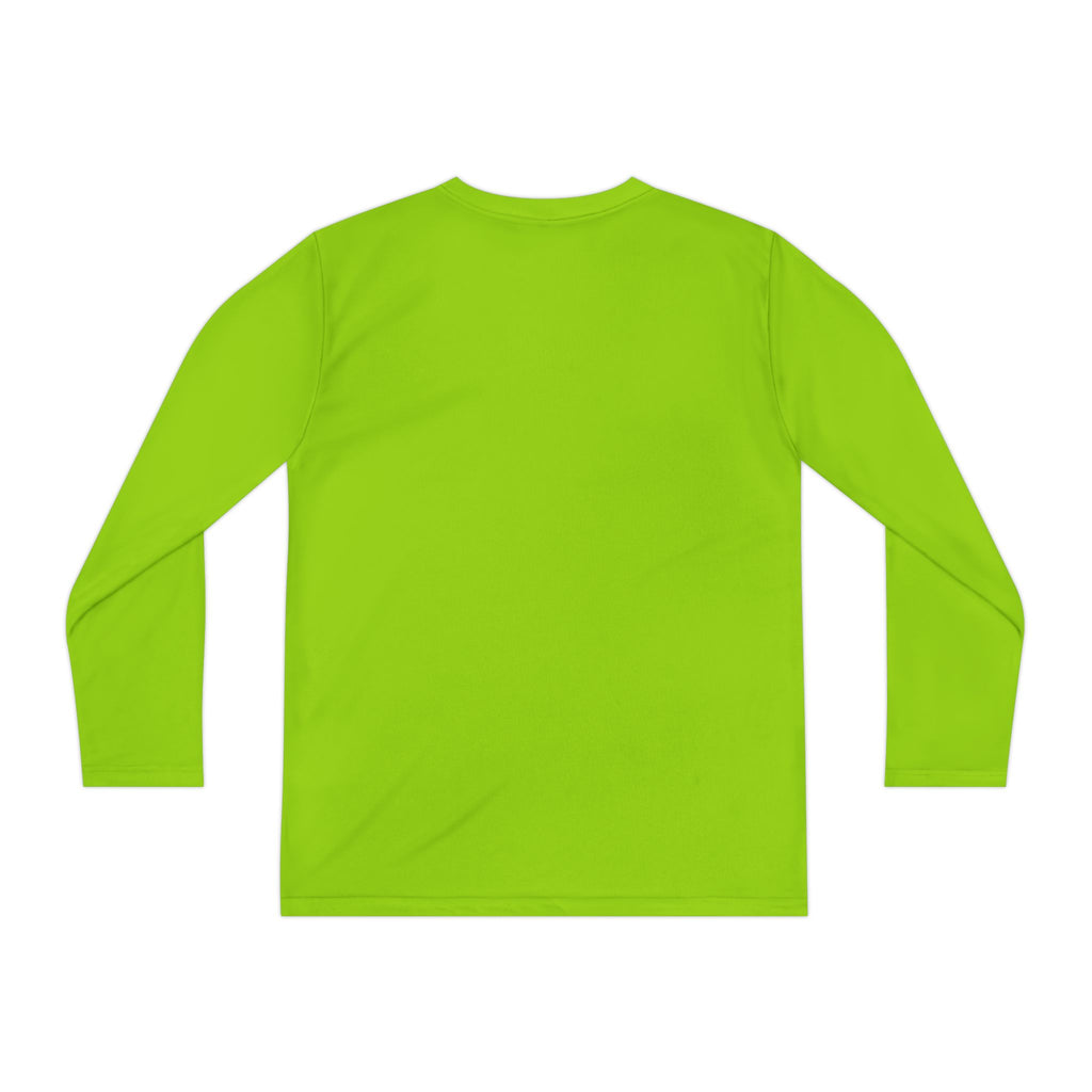 Bashi in an elf costume Youth Long Sleeve Competitor Tee