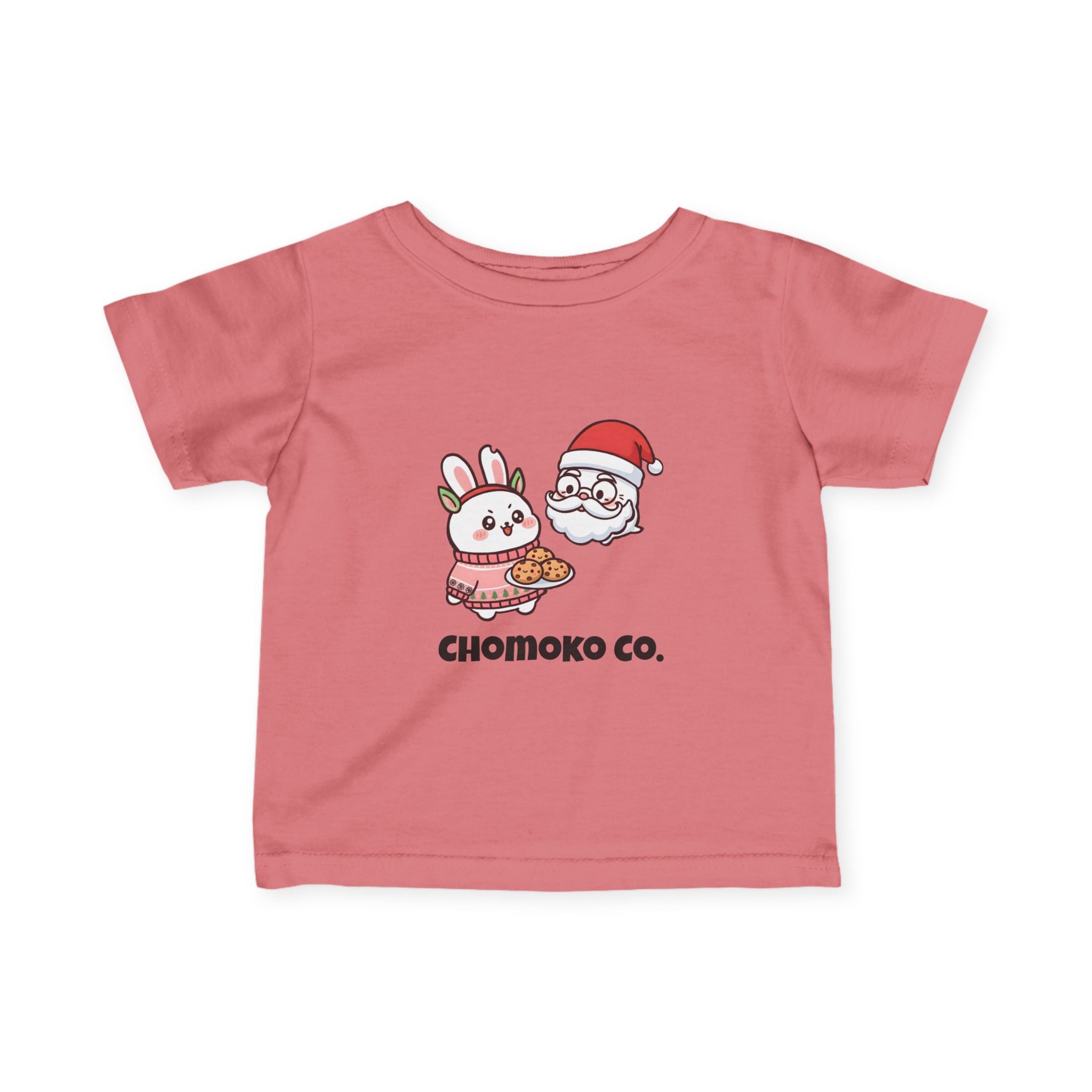 Chomoko and santa Oji Infant Fine Jersey Tee