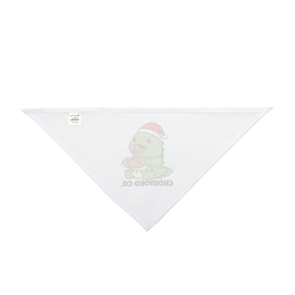Tatsu with Christmas lights Pet Bandana