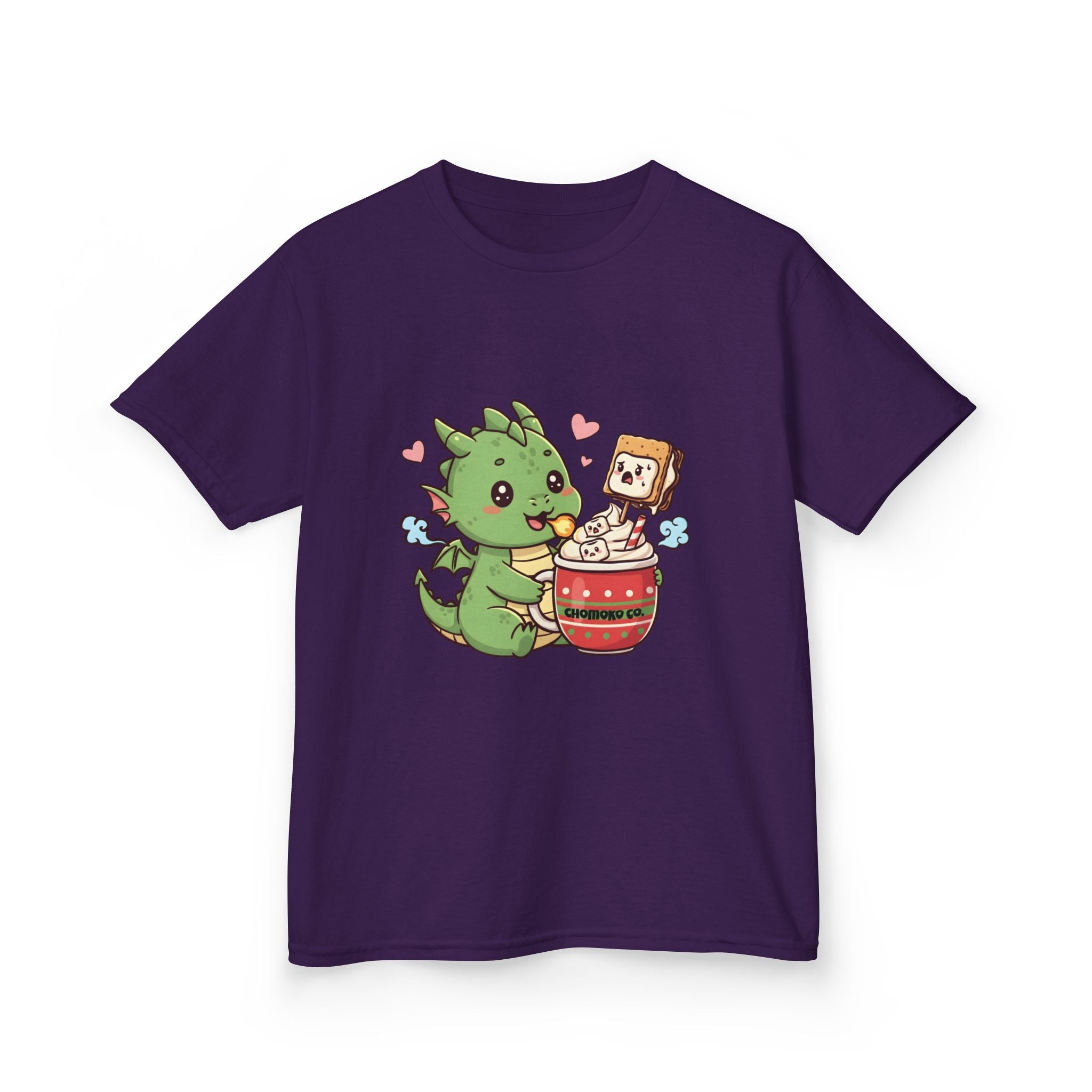 Rinzu drinking Hot chocolate Kids Heavy Cotton™ Tee