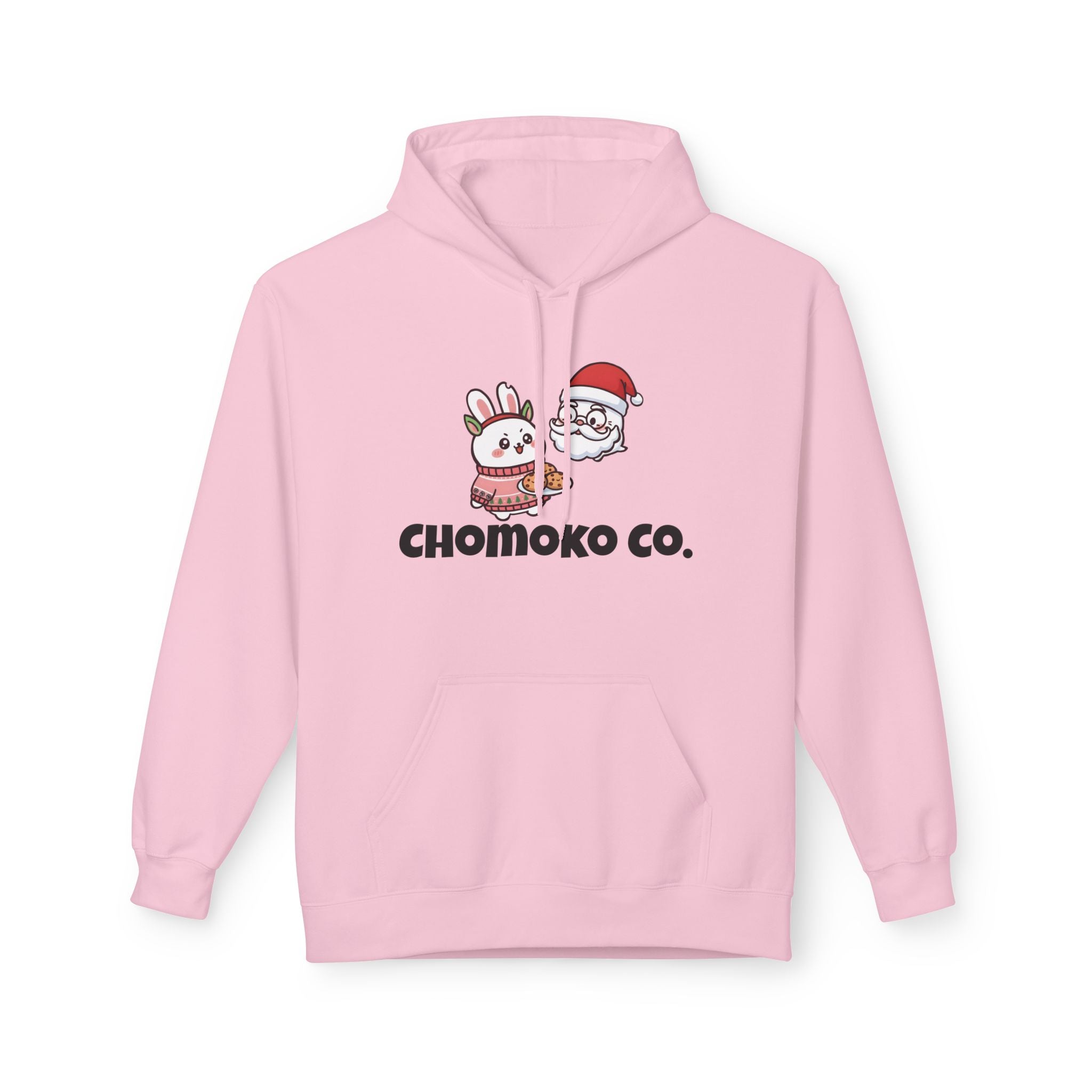 Chomoko and Santa Oji Unisex Midweight Softstyle Fleece Hoodie