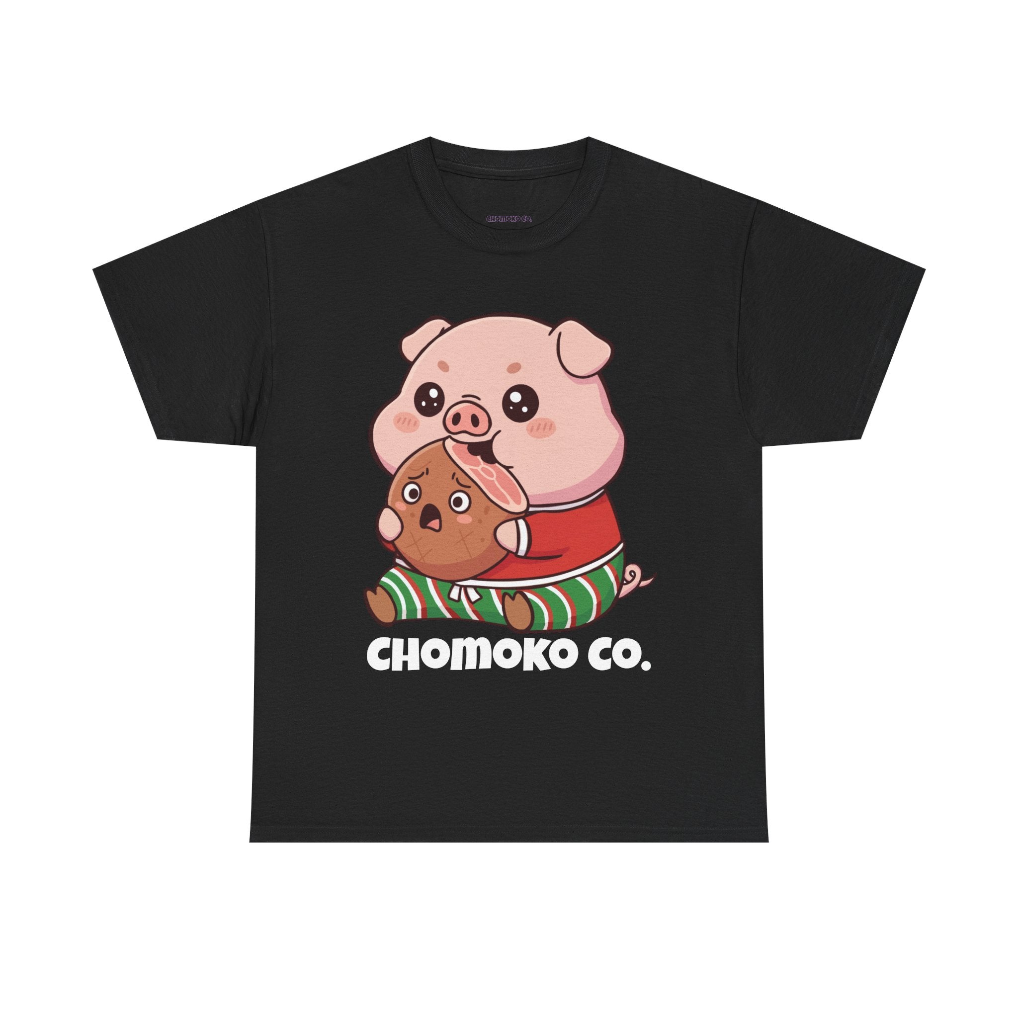 Okui in Christmas pajamas Sharing Tee | Christmas Cute Holiday Shirt