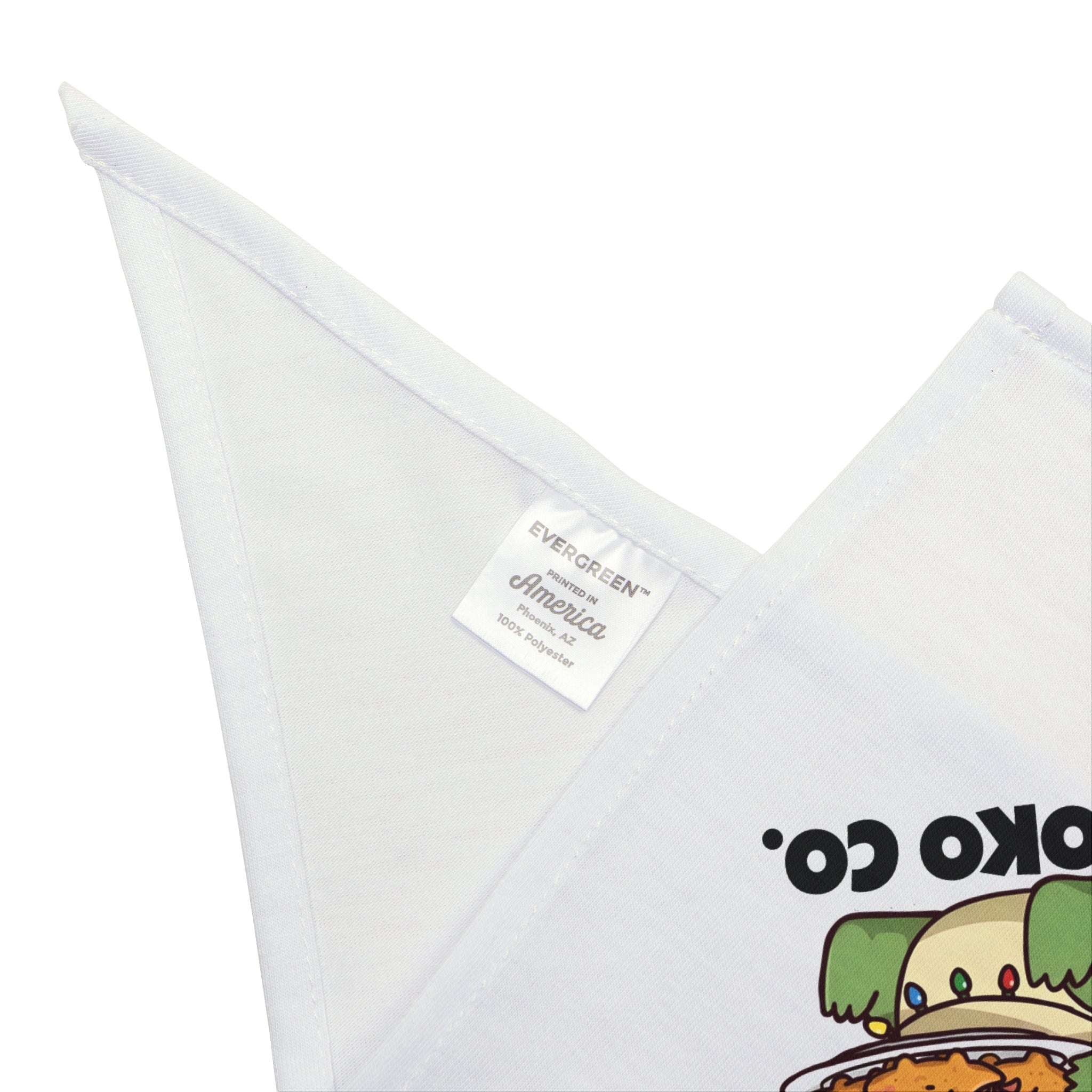 Tatsu with Christmas lights Pet Bandana