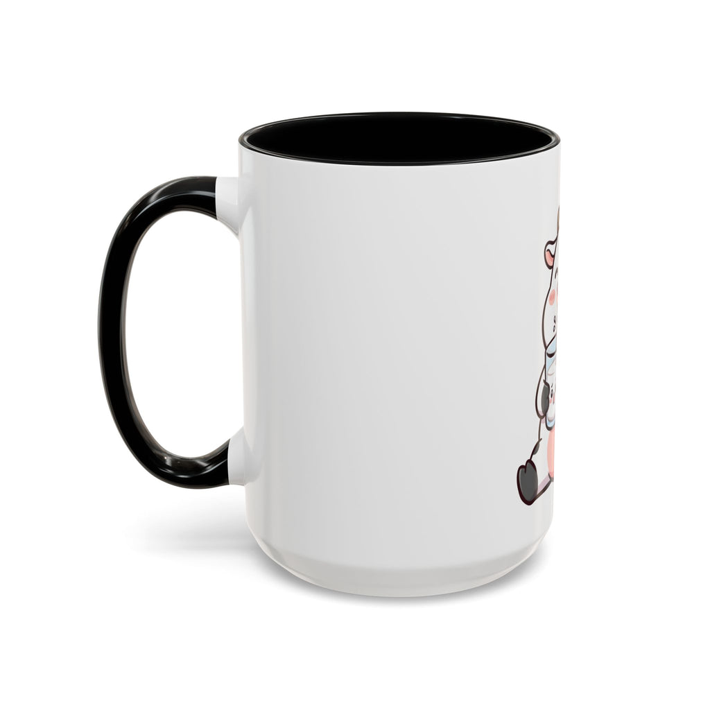 Kolby with Santa hat Accent Coffee Mug (11, 15oz)