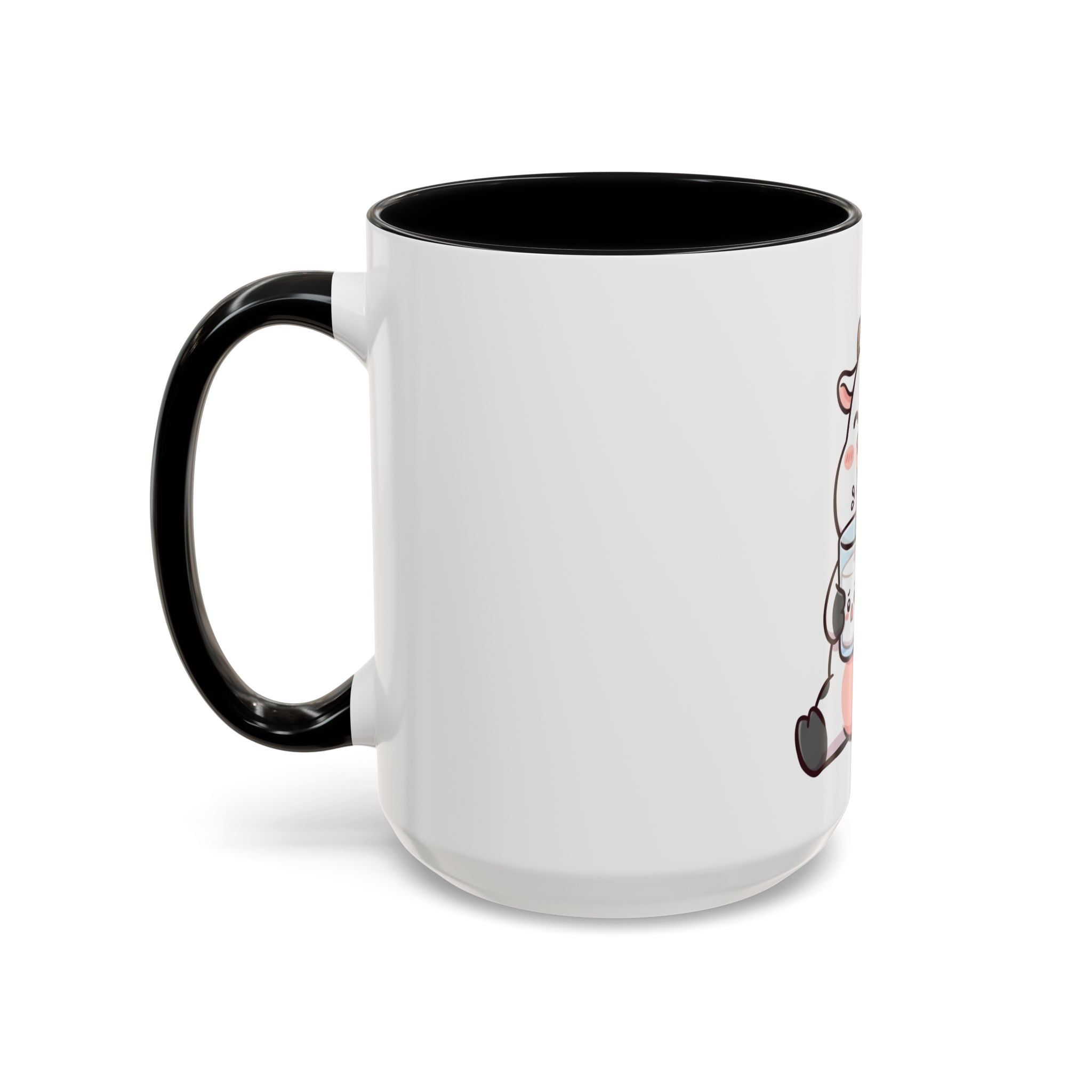 Kolby with Santa hat Accent Coffee Mug (11, 15oz)