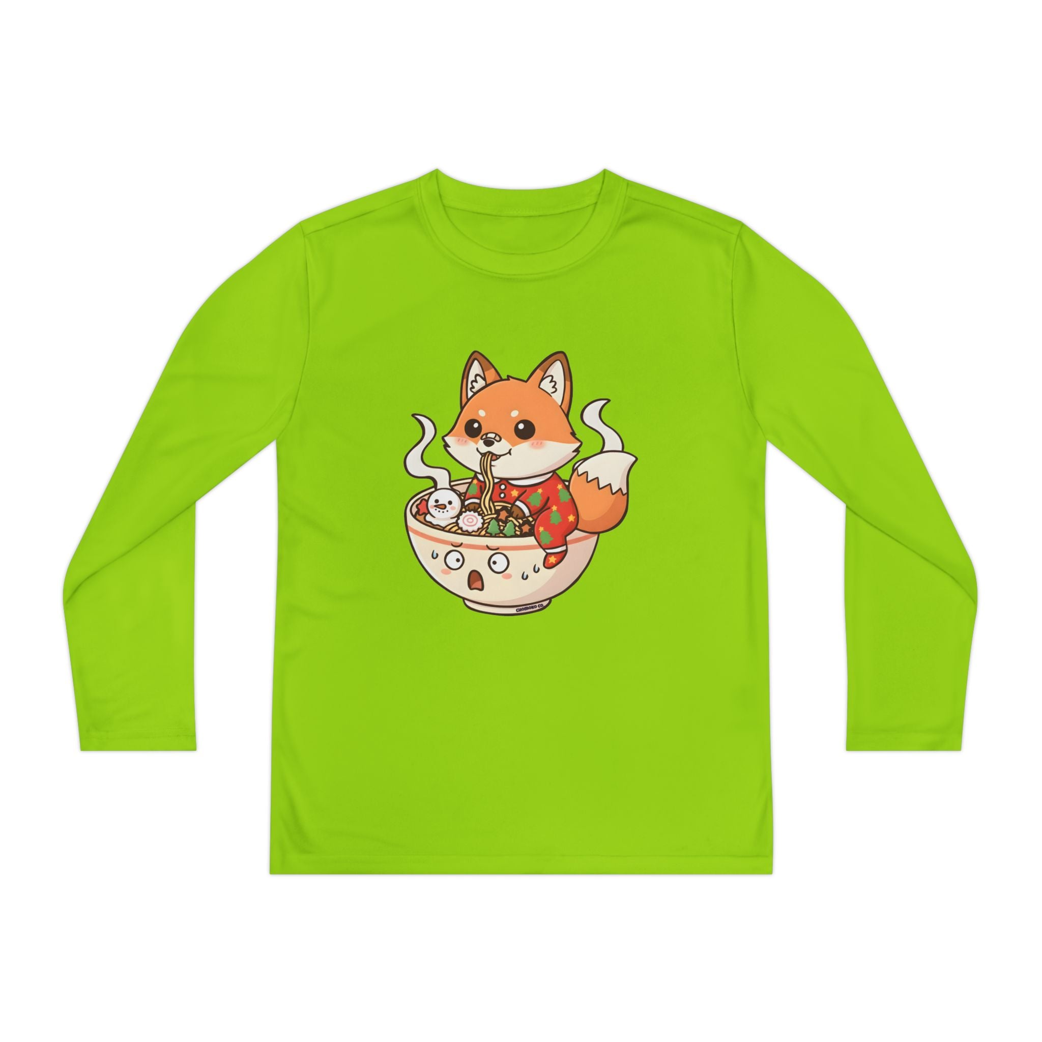 Sumi in Christmas pajamas Youth Long Sleeve Competitor Tee