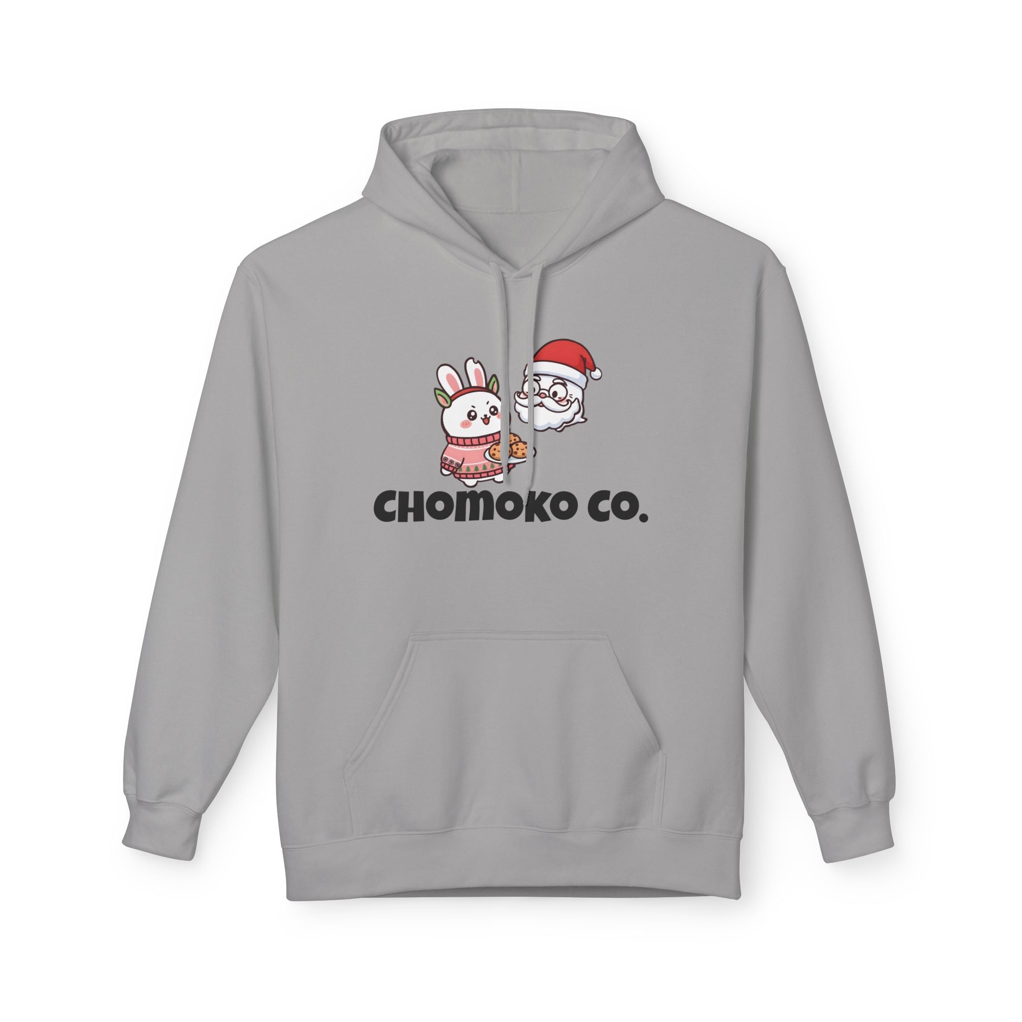 Chomoko and Santa Oji Unisex Midweight Softstyle Fleece Hoodie
