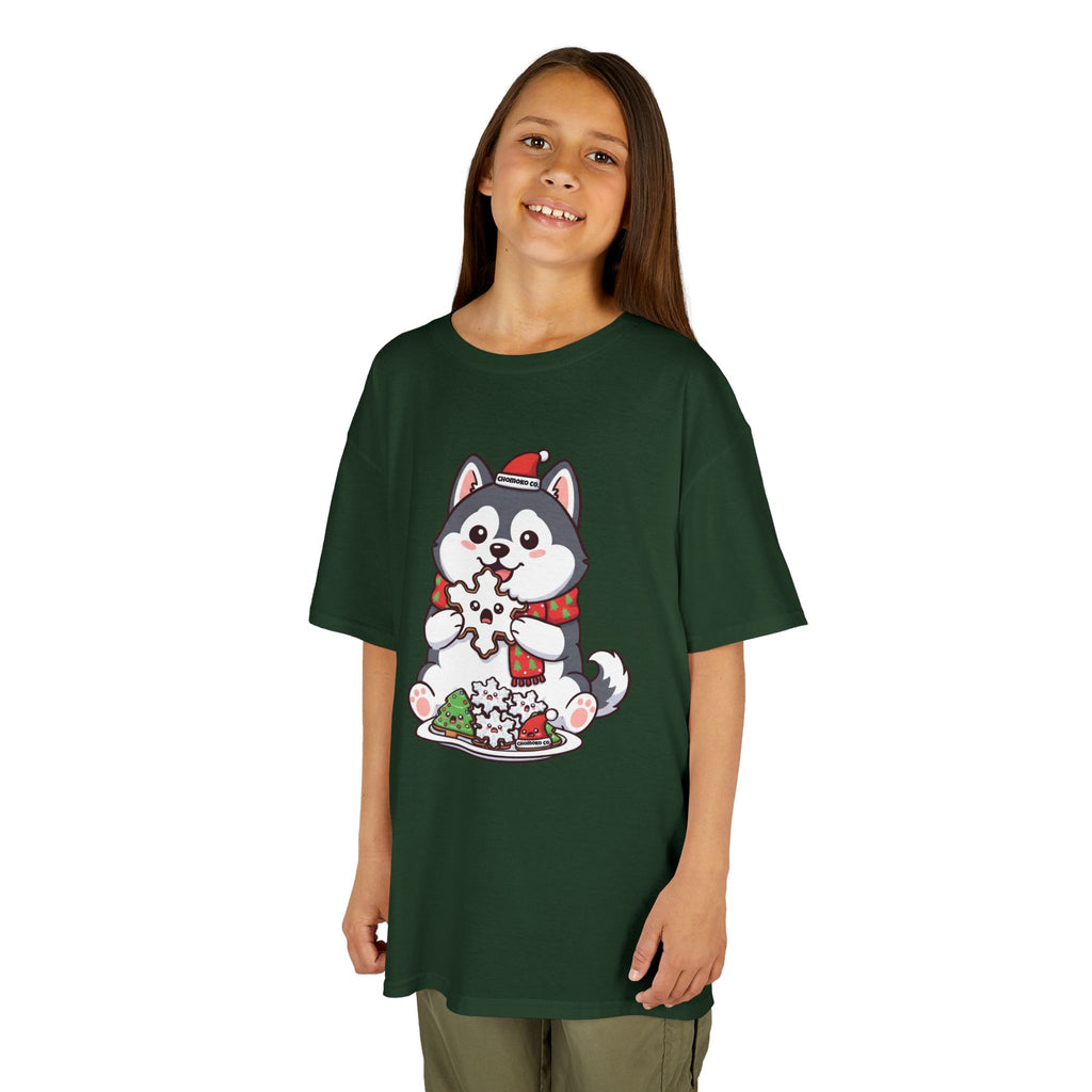 Koda eating Sugar cookies Kids Heavy Cotton™ Tee