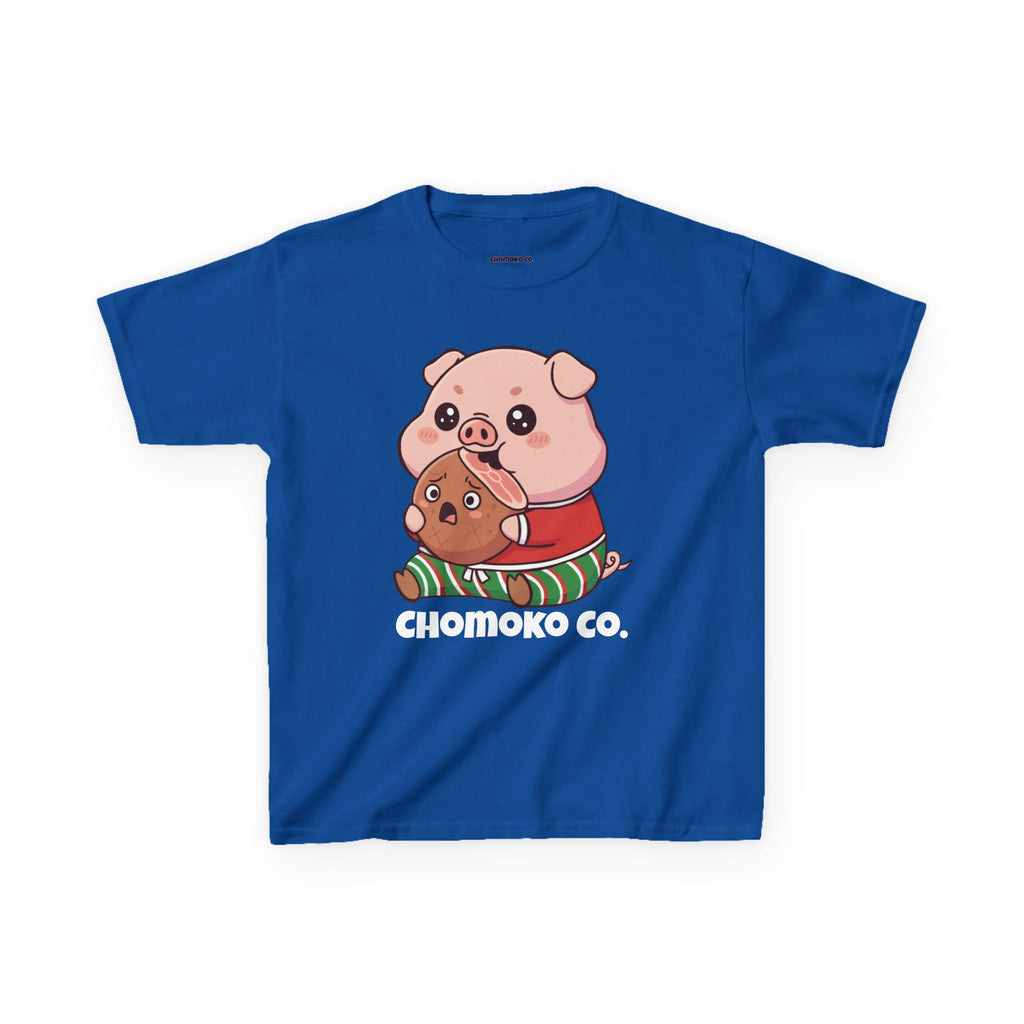 Okui in Christmas pajamas Kids Heavy Cotton™ Tee