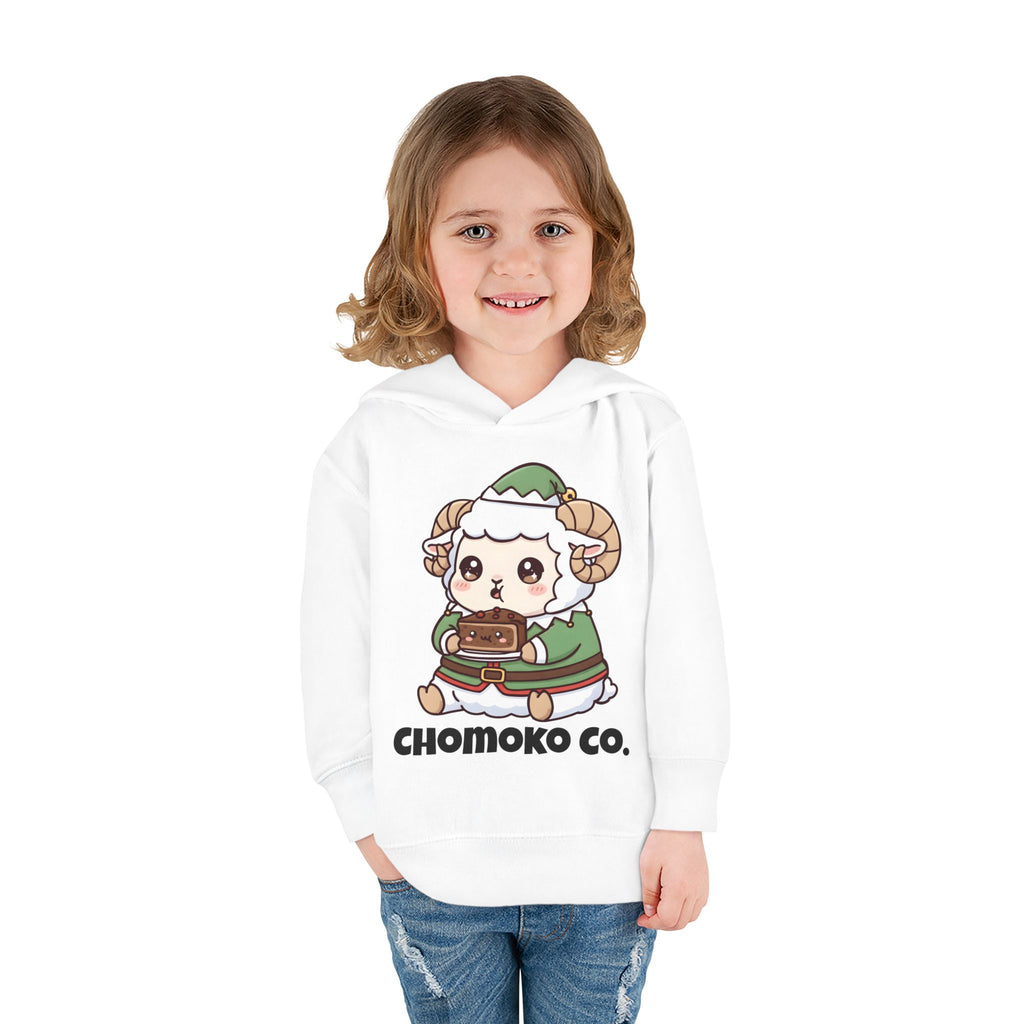 Bashi in an elf costume Toddler Pullover Fleece Hoodie