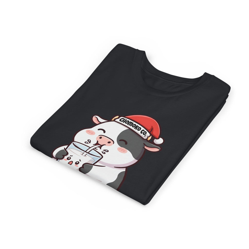 Kolby with Santa hat Youth Short Sleeve Tee
