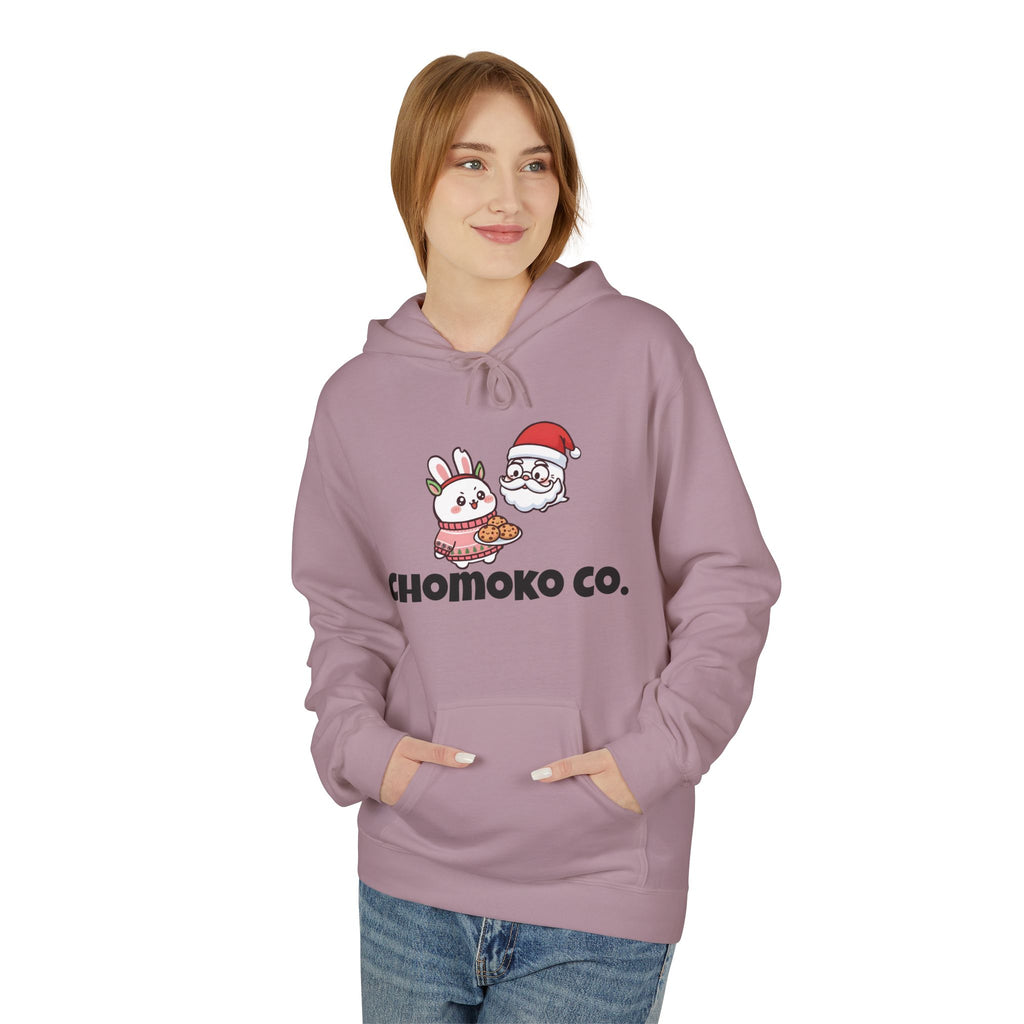 Chomoko and Santa Oji Unisex Midweight Softstyle Fleece Hoodie