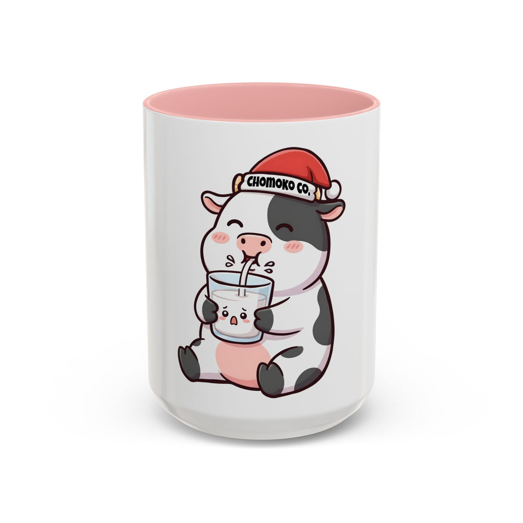 Kolby with Santa hat Accent Coffee Mug (11, 15oz)