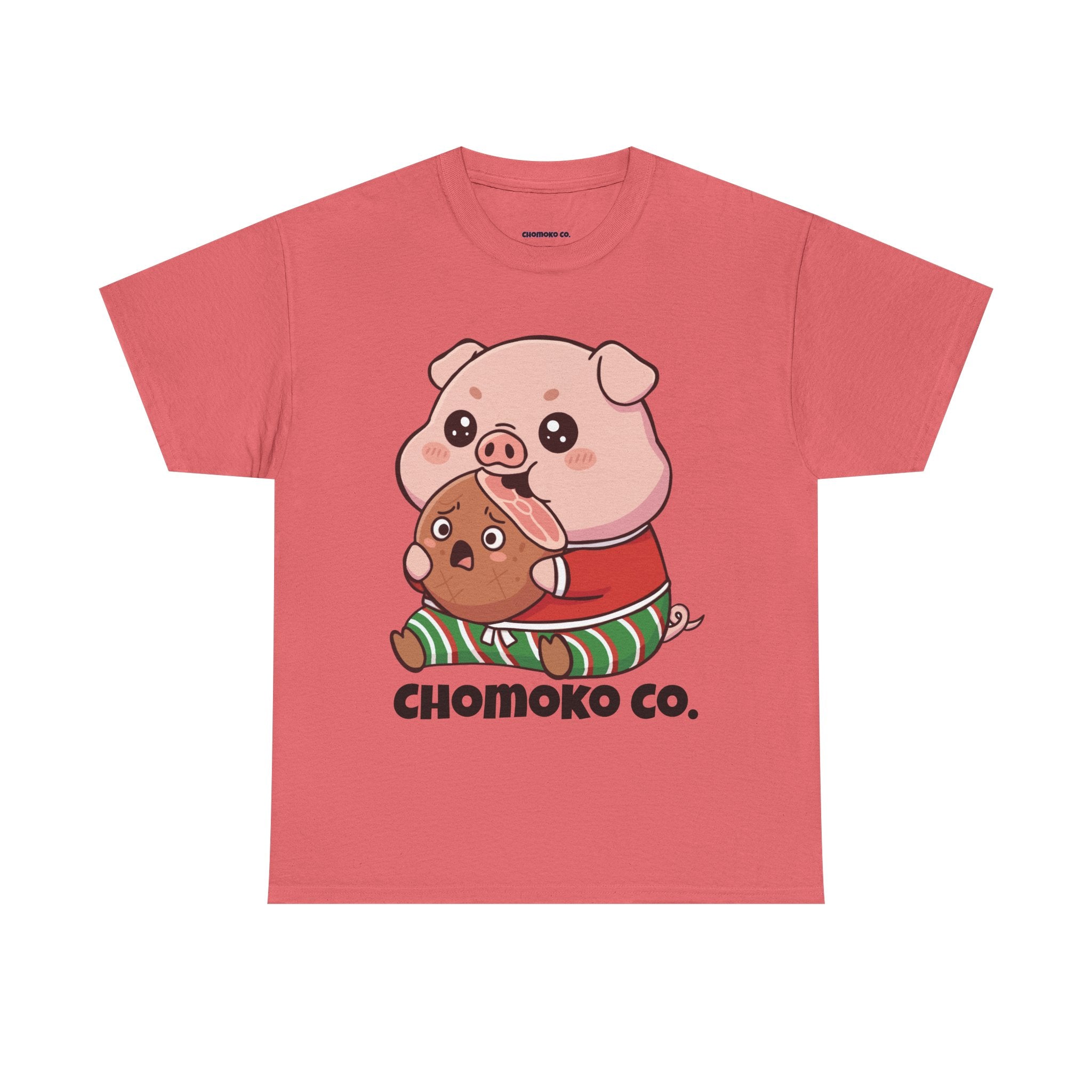 Okui in Christmas pajamas Sharing Tee | Christmas Cute Holiday Shirt