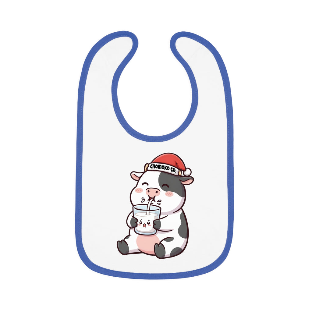 Kolby with Santa hat Baby Bib