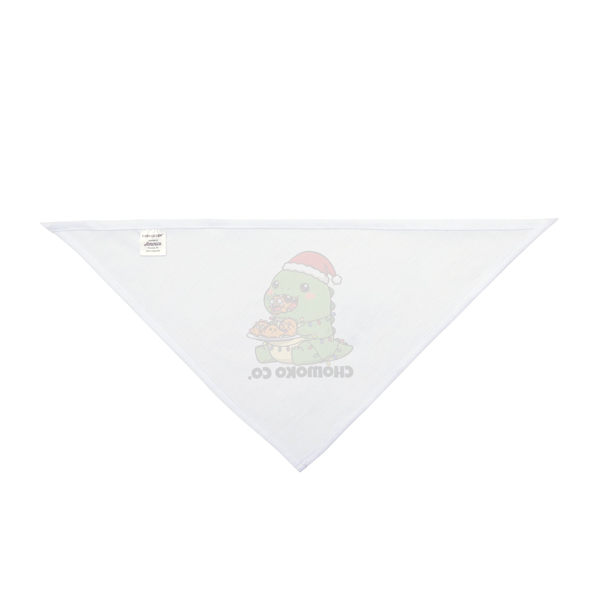 Tatsu with Christmas lights Pet Bandana