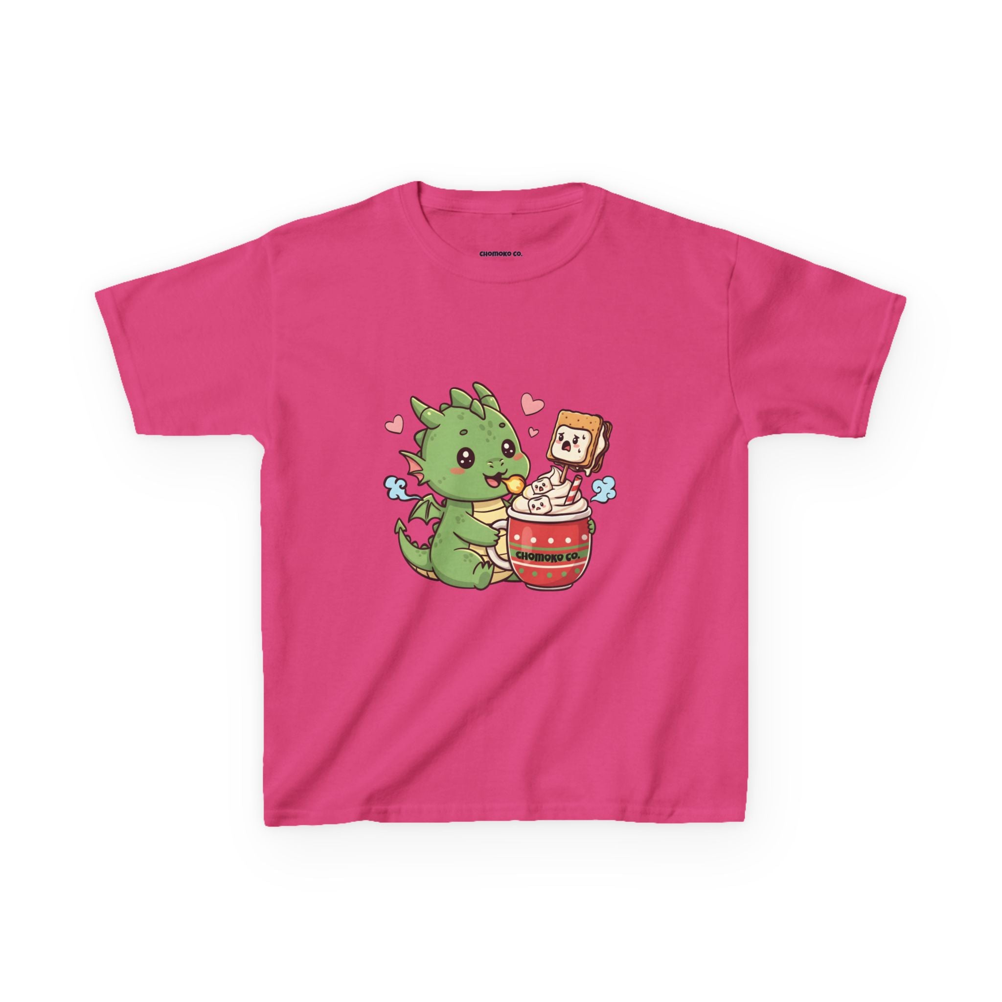Rinzu drinking Hot chocolate Kids Heavy Cotton™ Tee
