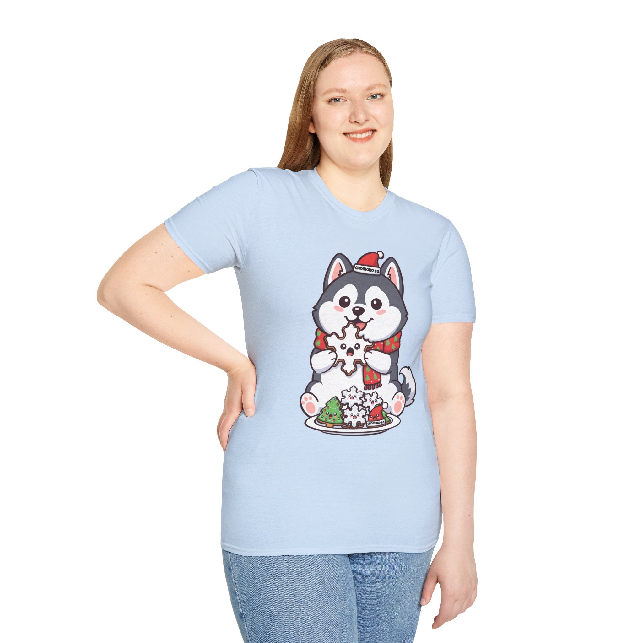 Koda eating Sugar cookies Unisex Softstyle T-Shirt