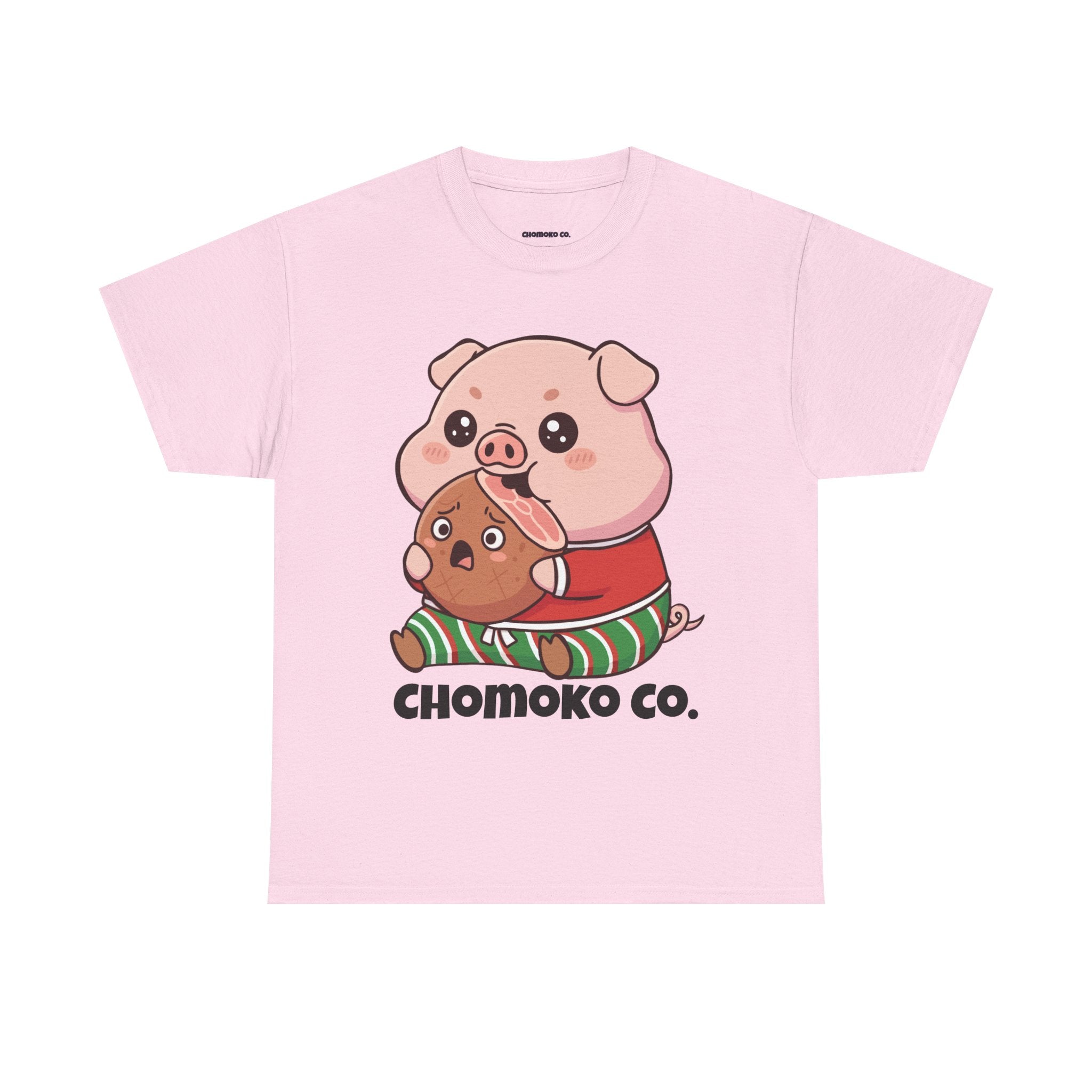 Okui in Christmas pajamas Sharing Tee | Christmas Cute Holiday Shirt
