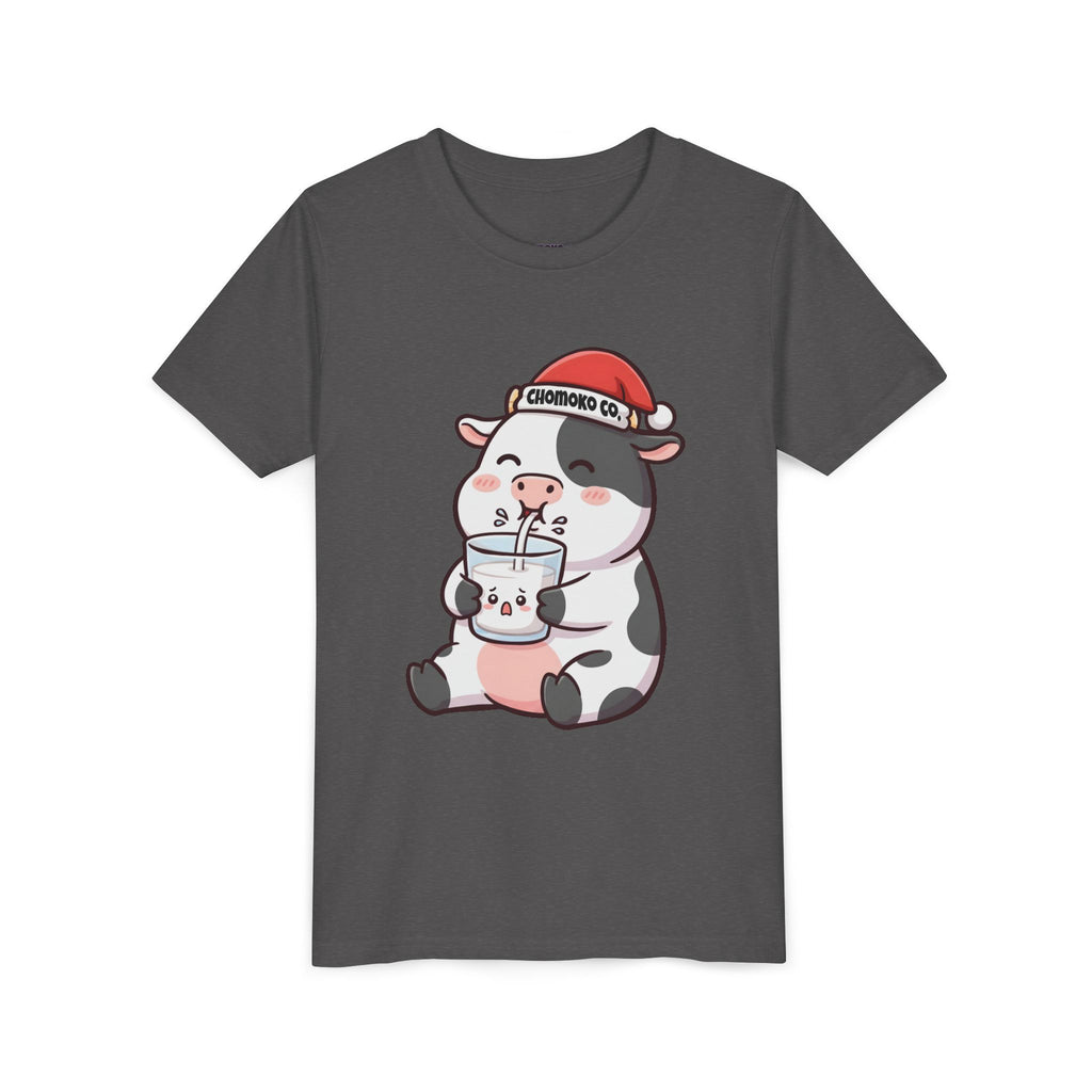Kolby with Santa hat Youth Short Sleeve Tee