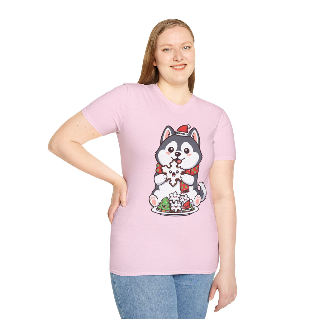 Koda eating Sugar cookies Unisex Softstyle T-Shirt