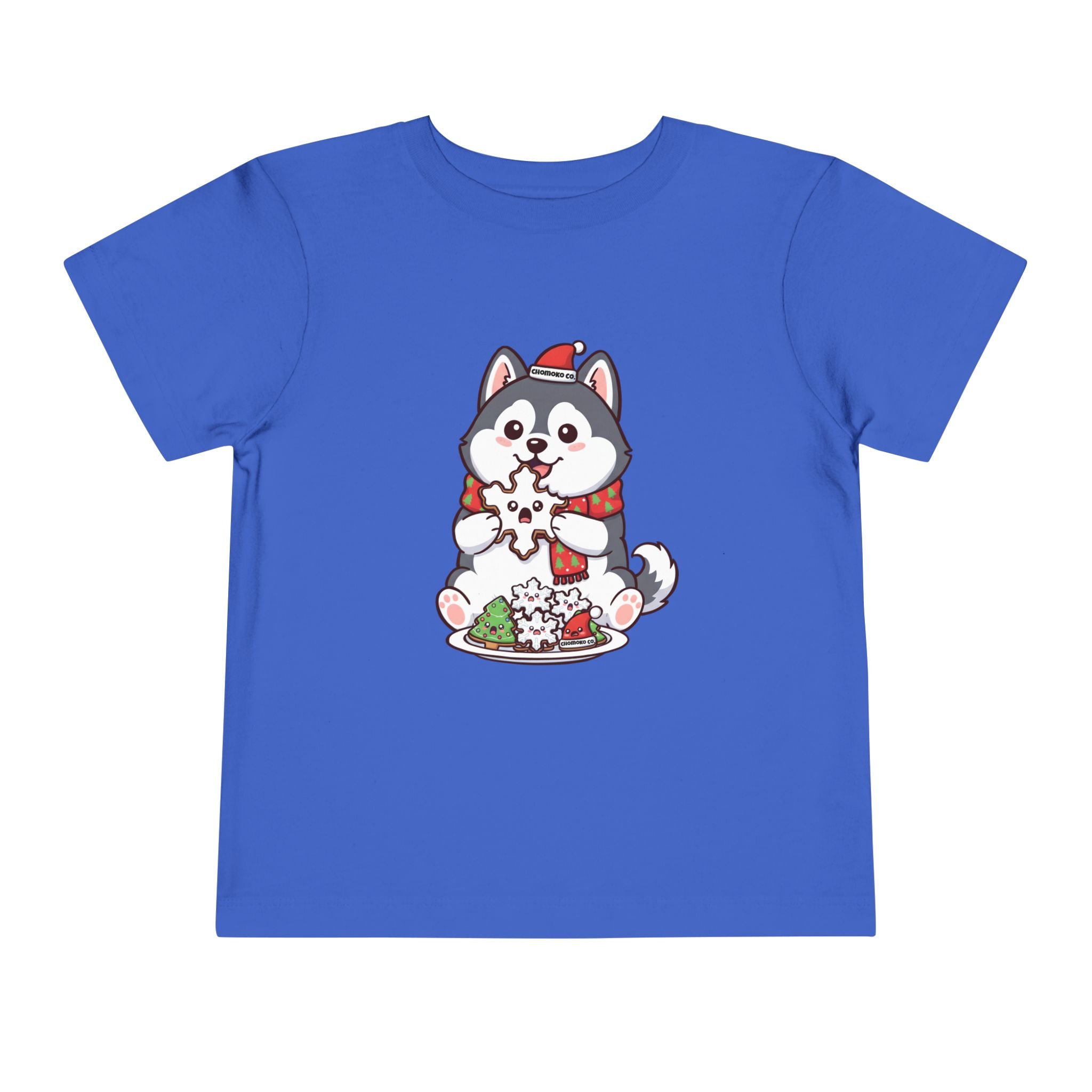 Koda eating Sugar cookies Toddler Short Sleeve Tee