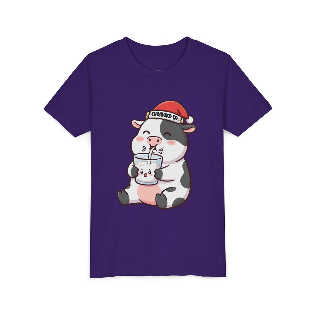Kolby with Santa hat Youth Short Sleeve Tee