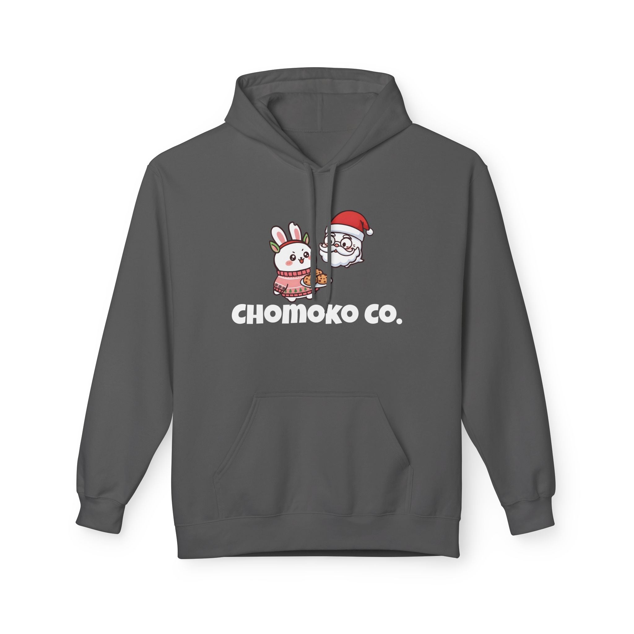 Chomoko and Santa Oji Unisex Midweight Softstyle Fleece Hoodie