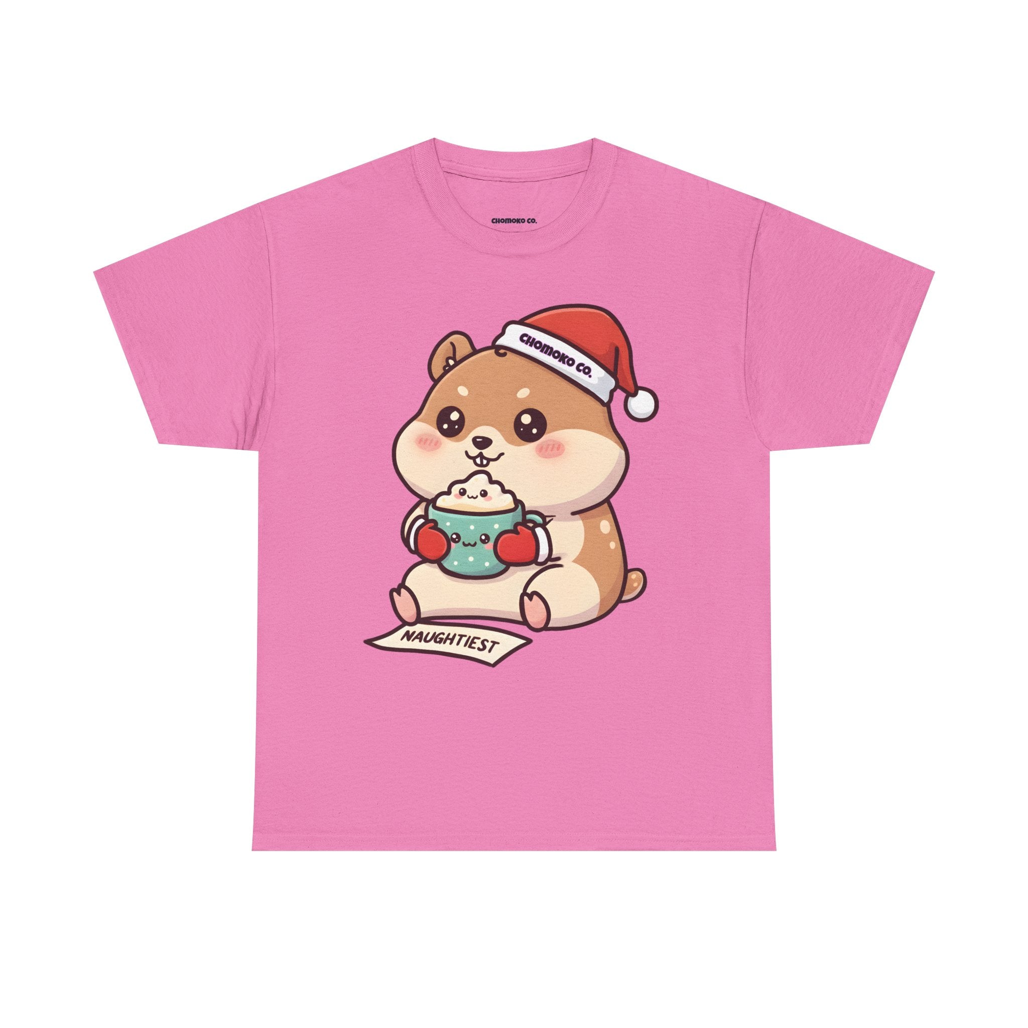 Atsu drinking Eggnog Sharing Tee | Christmas Cute Holiday Shirt