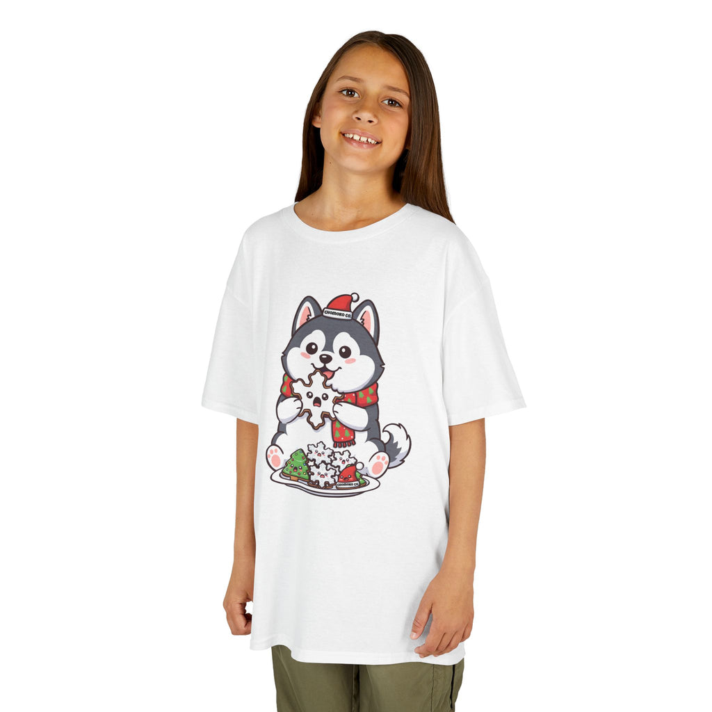 Koda eating Sugar cookies Kids Heavy Cotton™ Tee