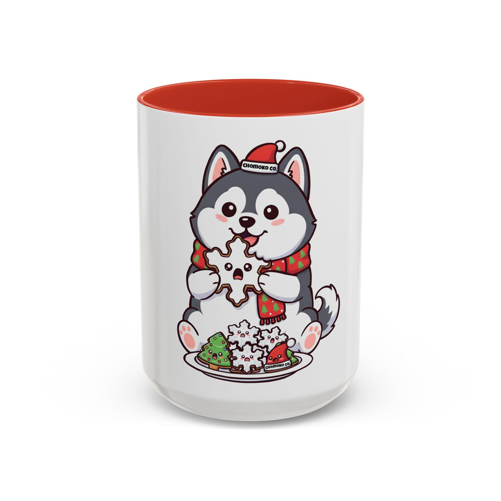 Koda eating Sugar cookies Accent Coffee Mug (11, 15oz)