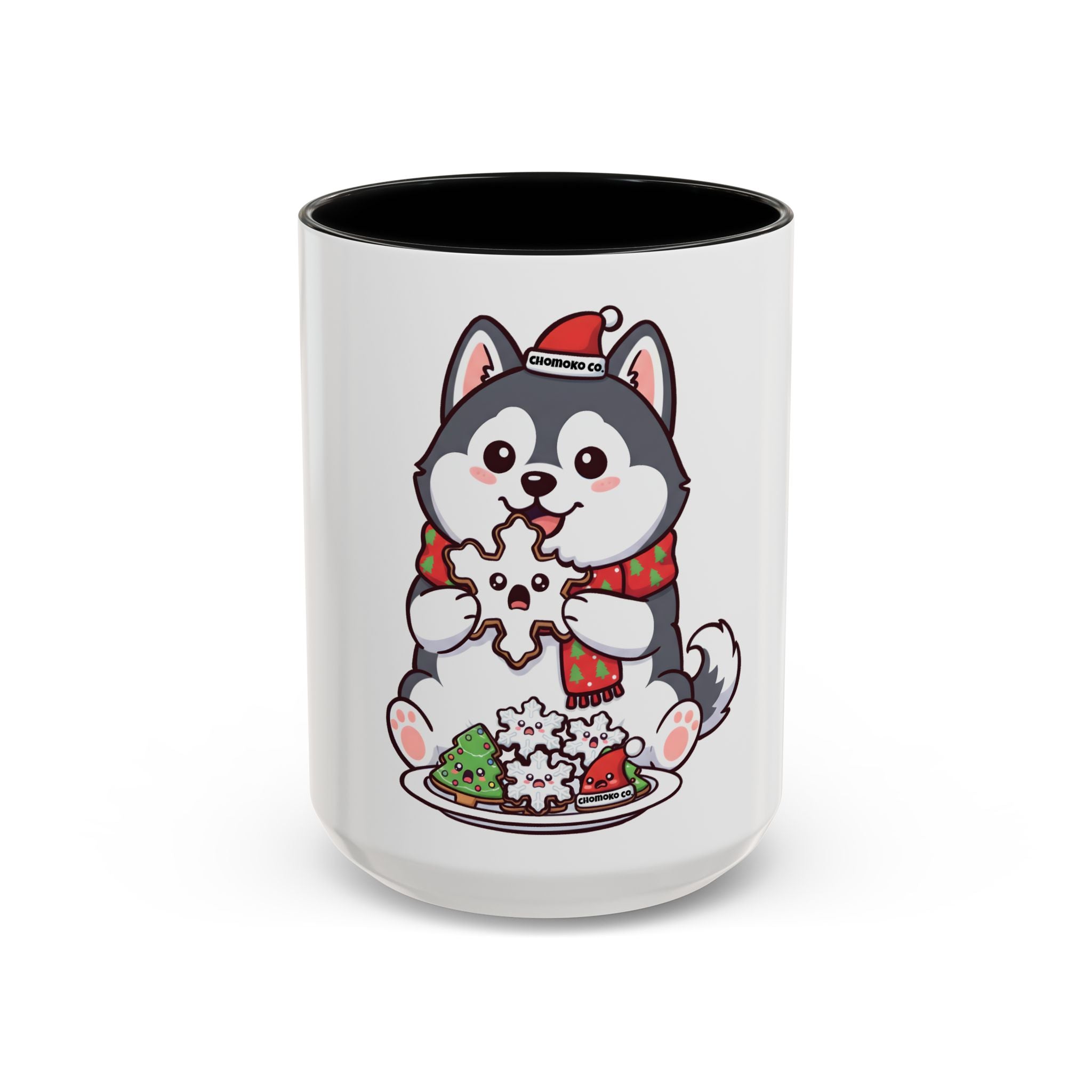 Koda eating Sugar cookies Accent Coffee Mug (11, 15oz)