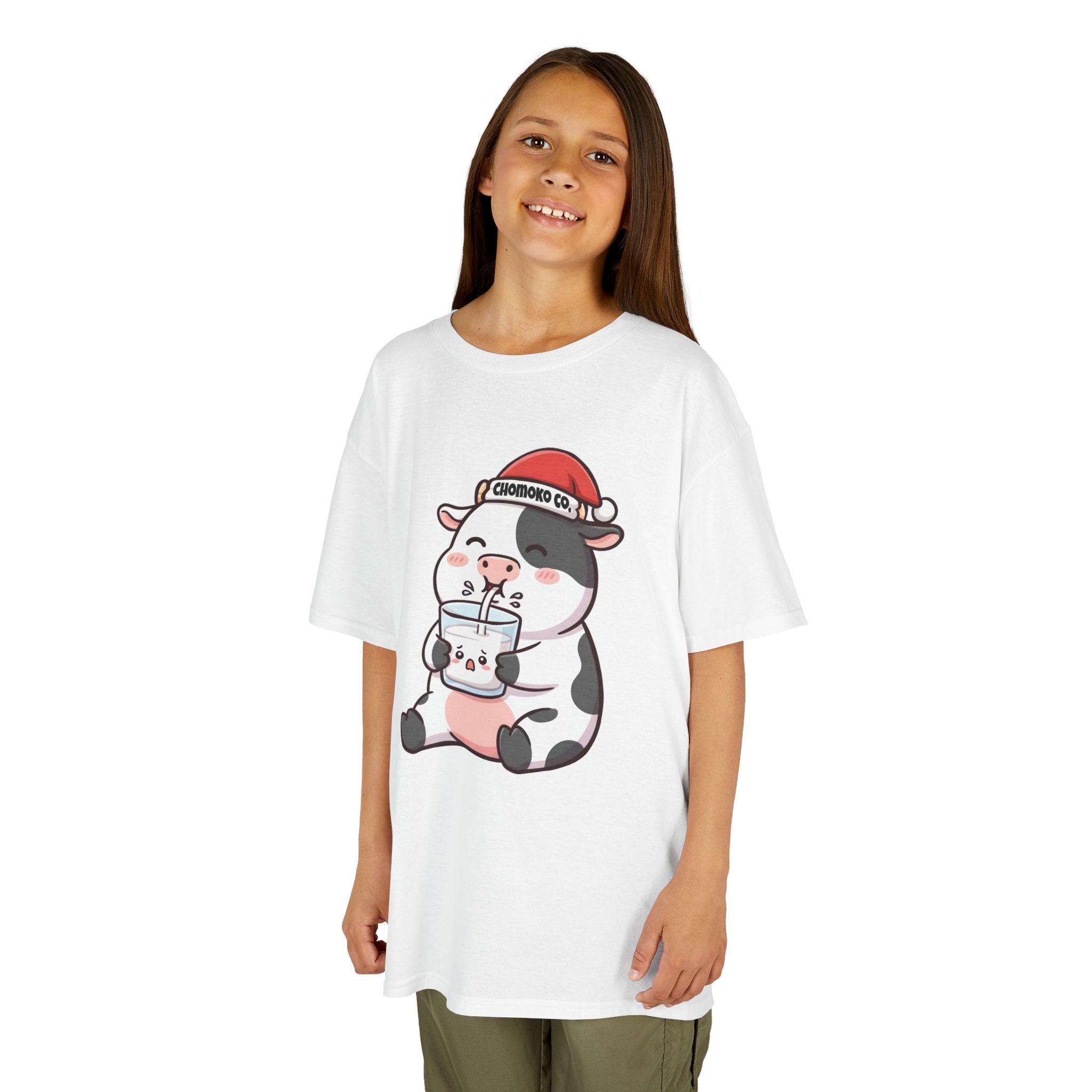 Kolby with Santa hat Kids Heavy Cotton™ Tee