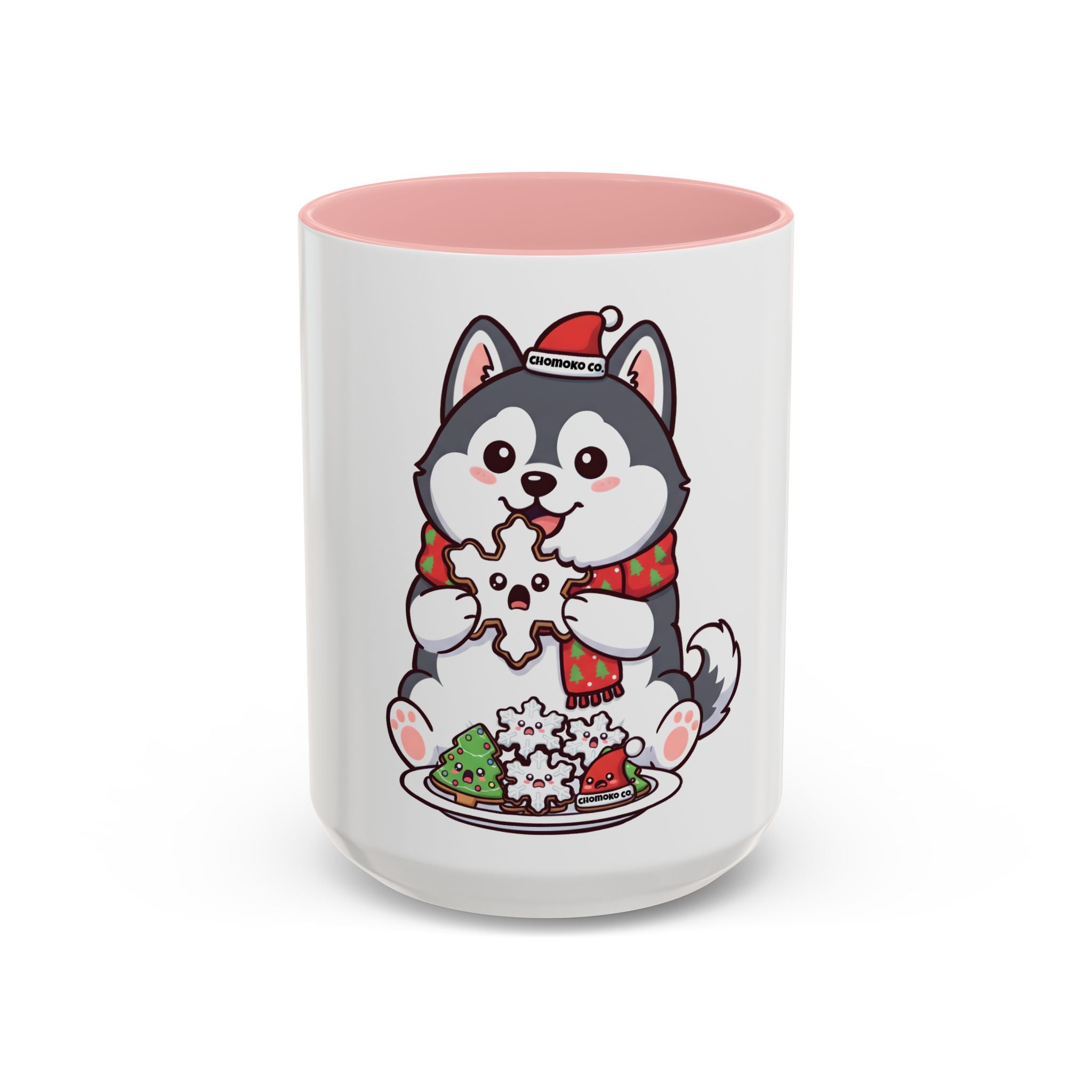 Koda eating Sugar cookies Accent Coffee Mug (11, 15oz)