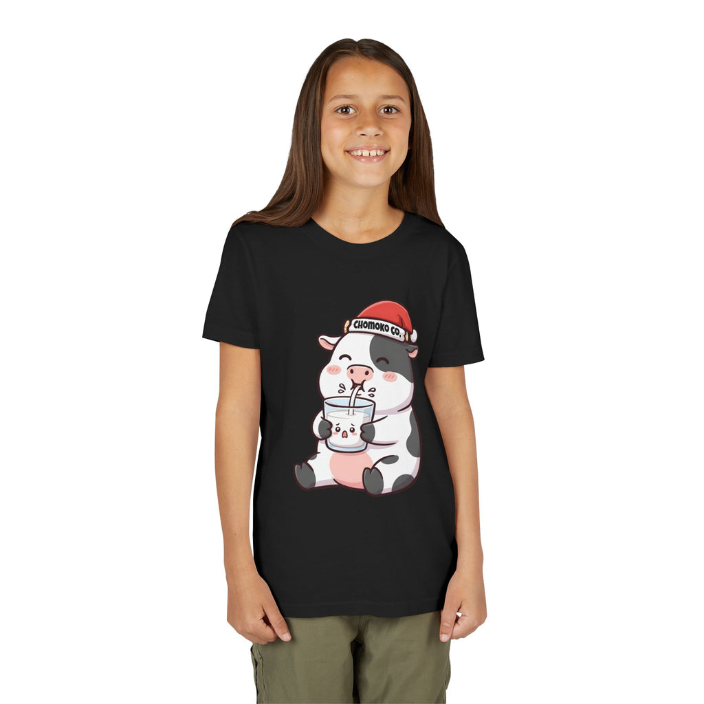 Kolby with Santa hat Youth Short Sleeve Tee