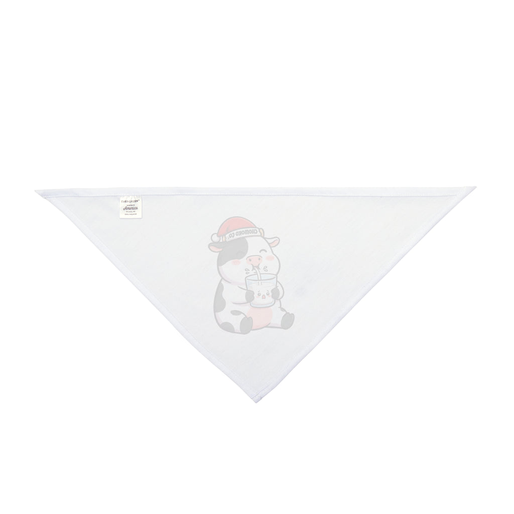 Kolby drinking milk Pet Bandana