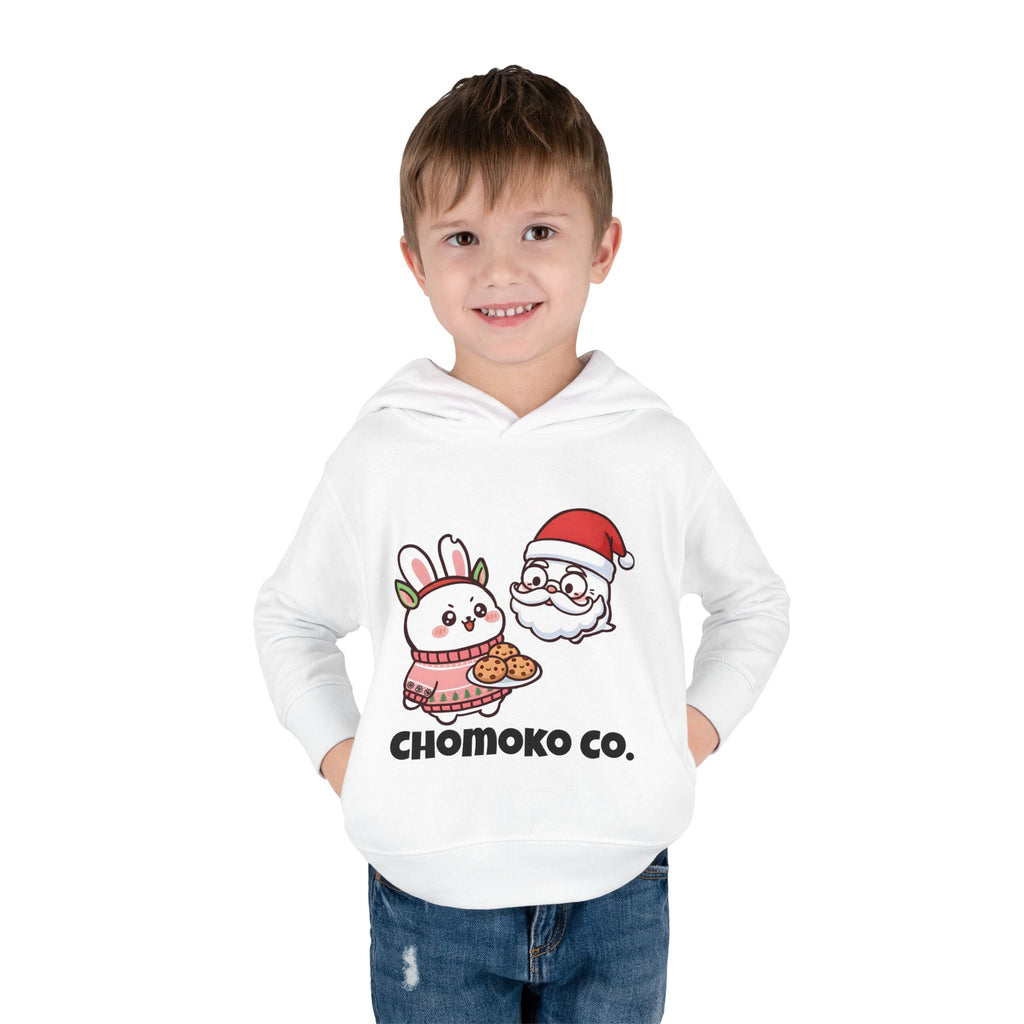 Chomoko and Santa Oji Toddler Pullover Fleece Hoodie