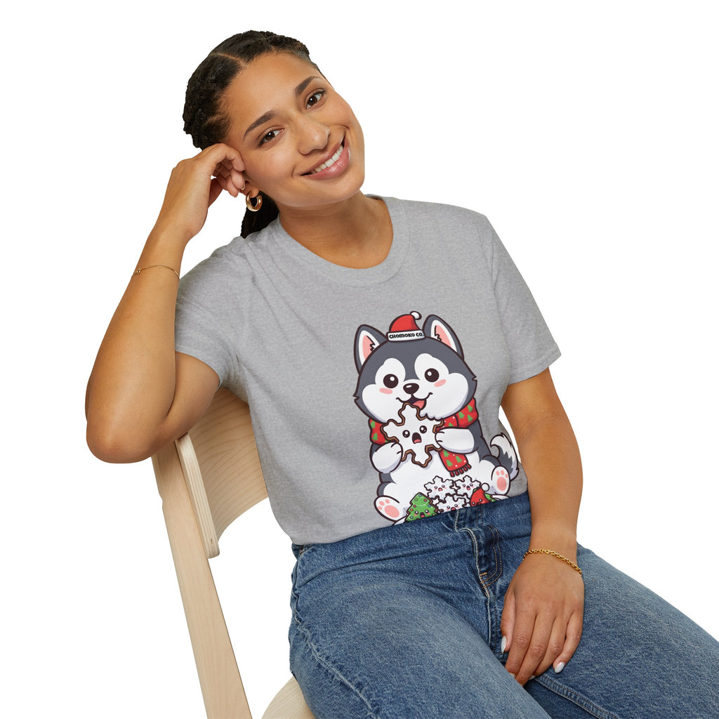 Koda eating Sugar cookies Unisex Softstyle T-Shirt