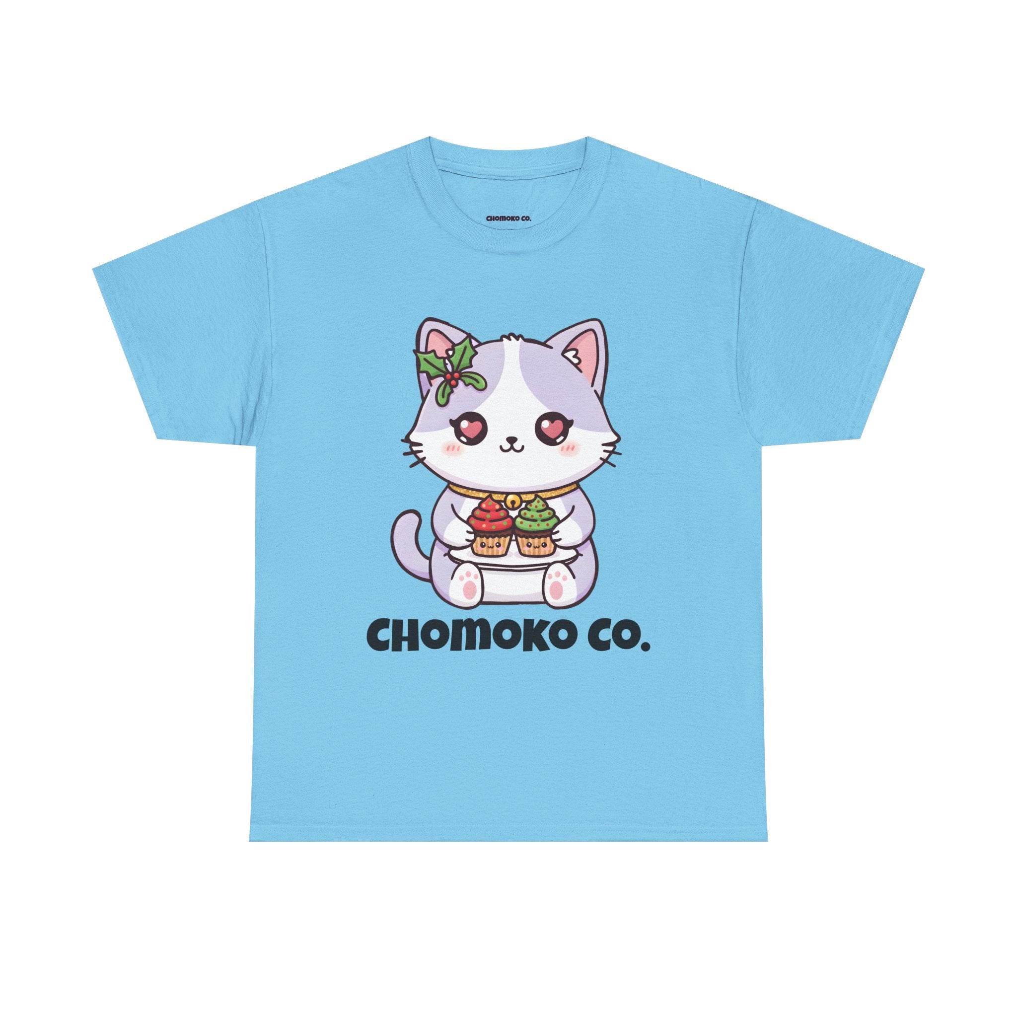 Nori with Christmas Cupcakes Sharing Tee | Christmas Cute Holiday Shirt