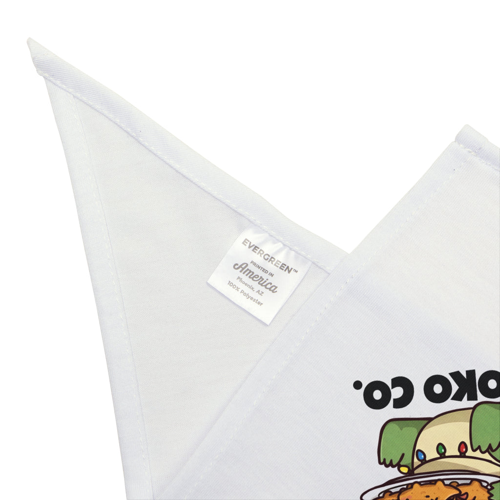 Tatsu with Christmas lights Pet Bandana