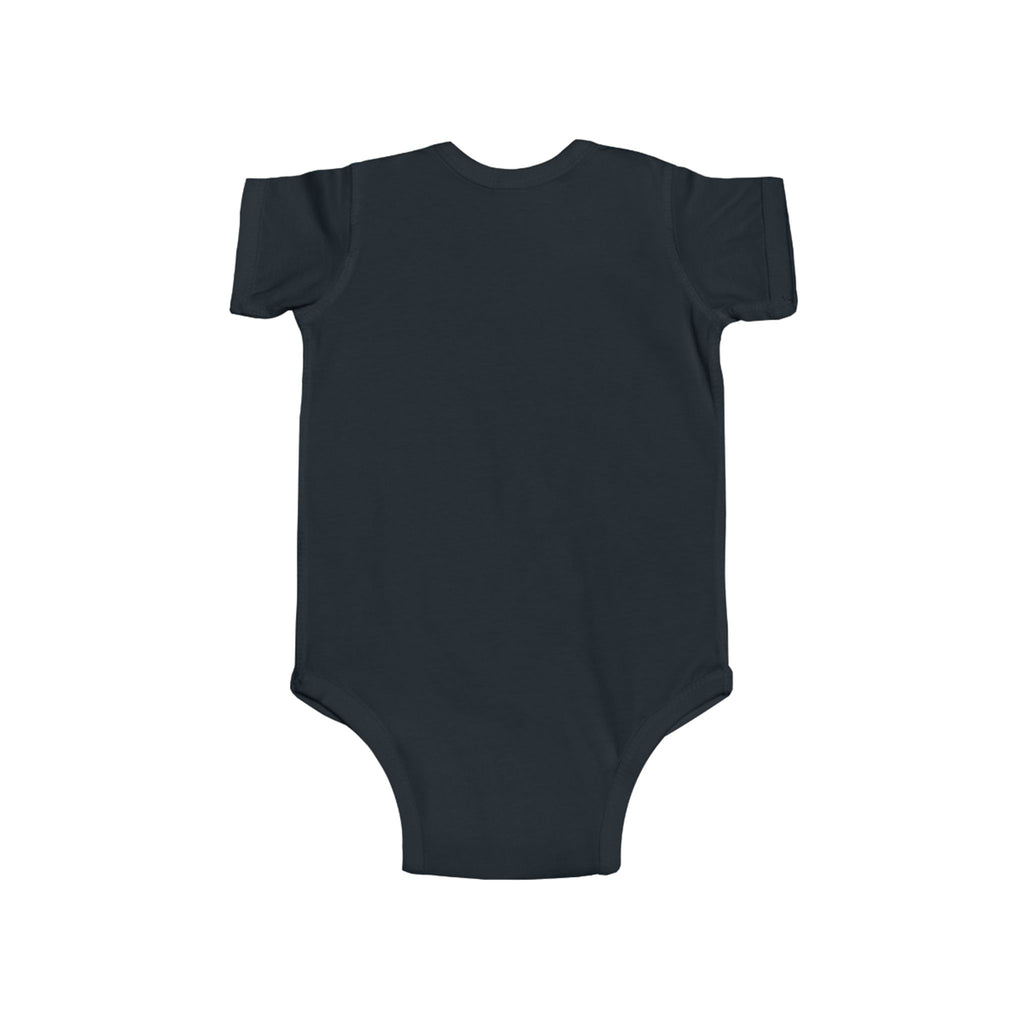 Tatsu with Christmas lights Infant Fine Jersey Bodysuit