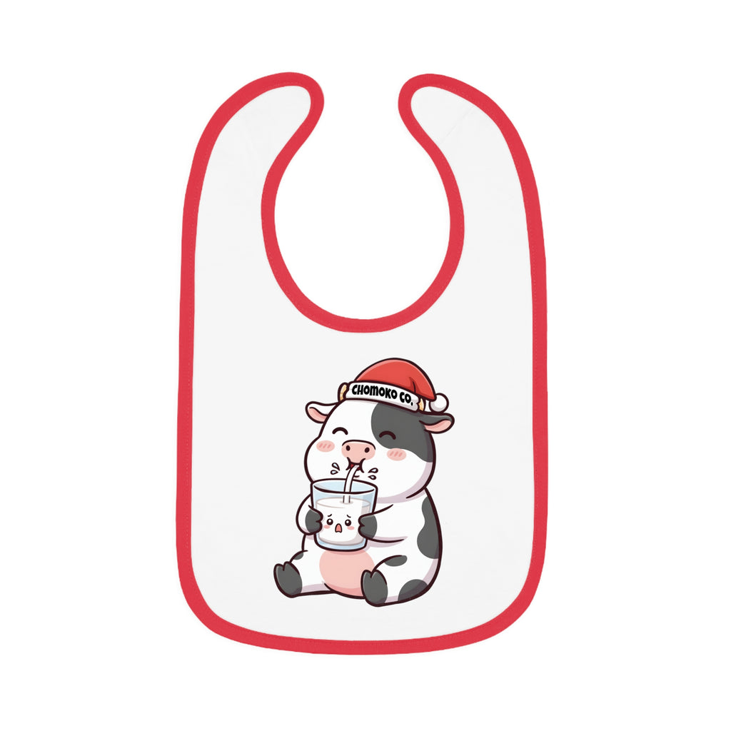 Kolby with Santa hat Baby Bib