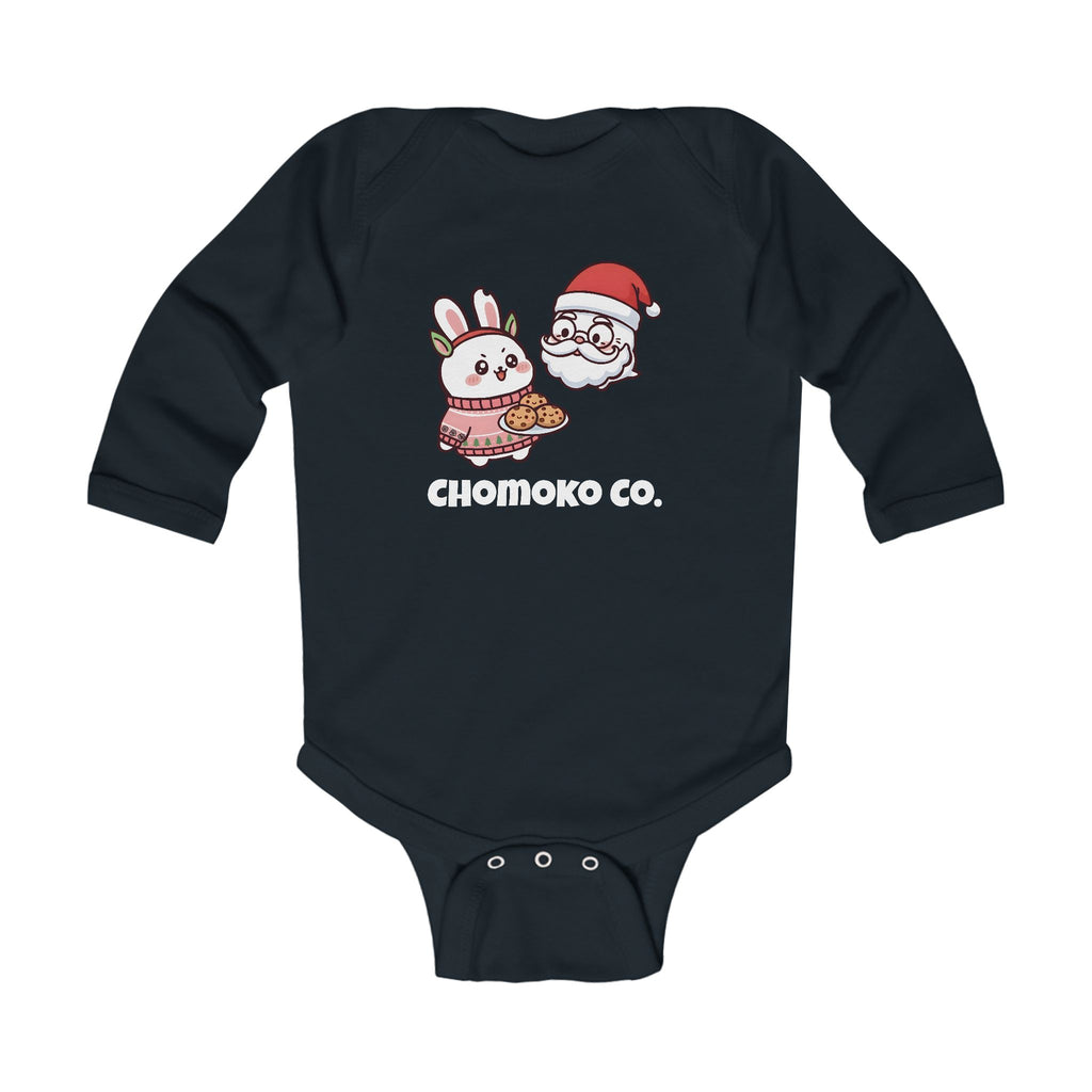Chomoko and Santa Oji Infant Long Sleeve Bodysuit