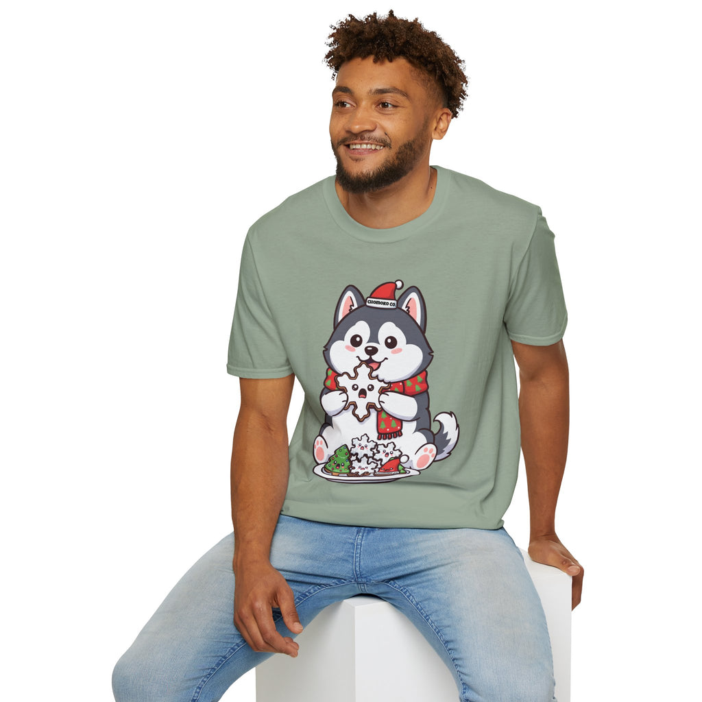Koda eating Sugar cookies Unisex Softstyle T-Shirt
