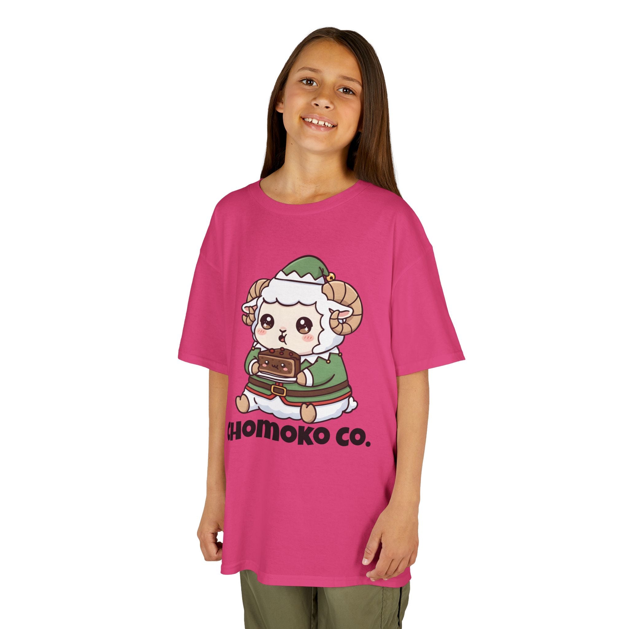 Bashi in an elf costume Kids Heavy Cotton™ Tee